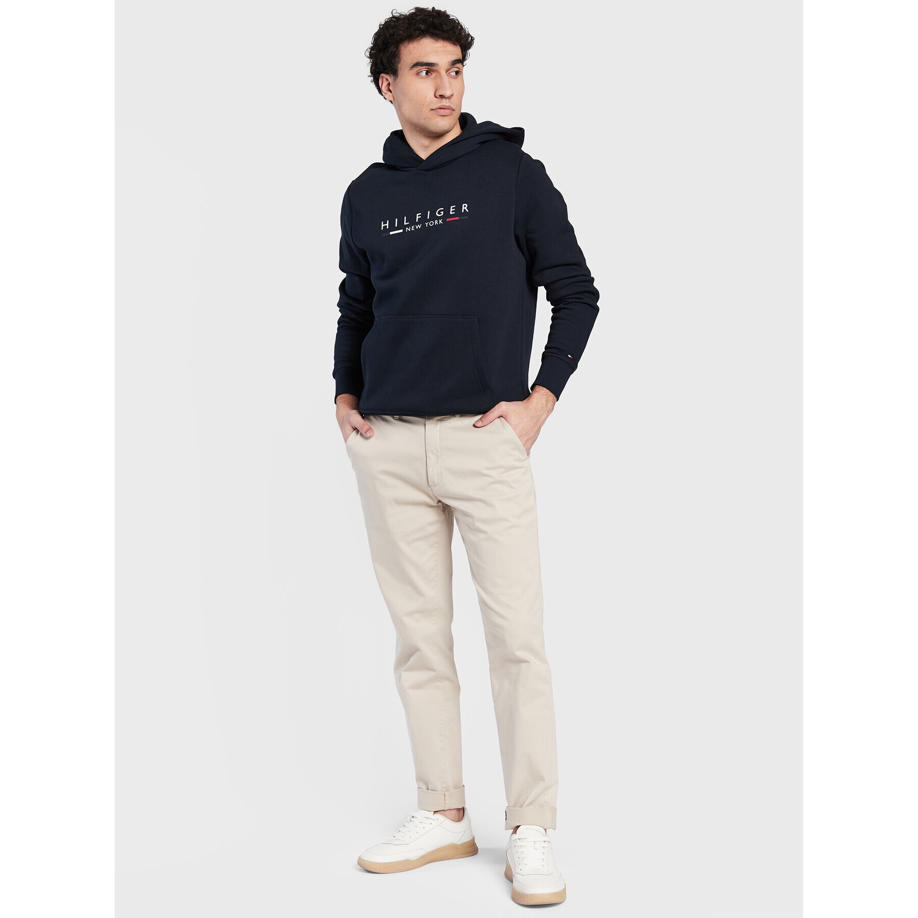 Tommy Hilfiger Bluză New York MW0MW29301 Bleumarin Regular Fit - Pled.ro