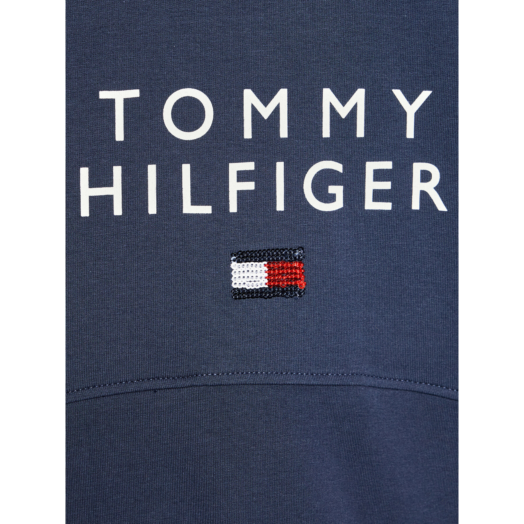 Tommy Hilfiger Bluză Pleated KG0KG06159 M Bleumarin Regular Fit - Pled.ro