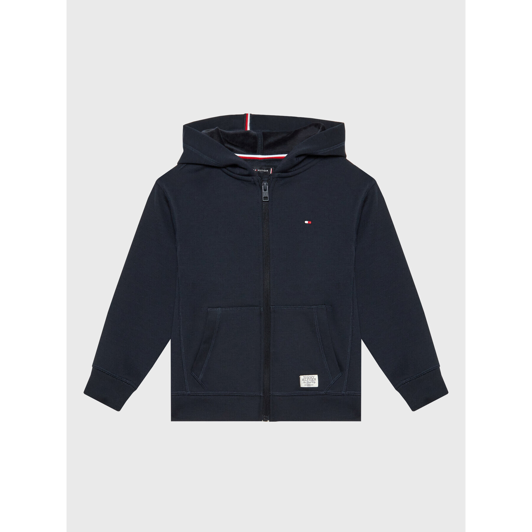 Tommy Hilfiger Bluză Soft Fleece KB0KB07775 D Bleumarin Regular Fit - Pled.ro