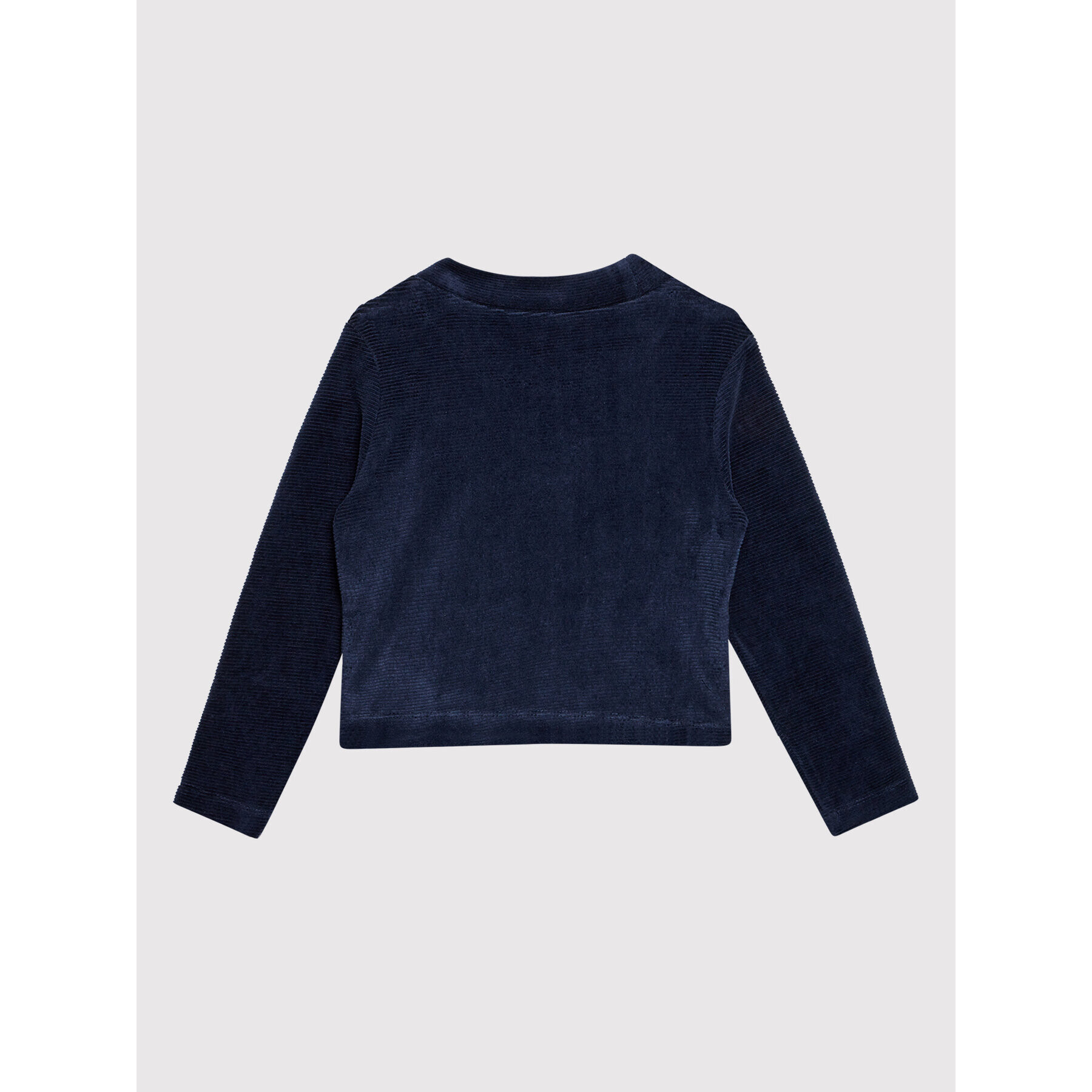 Tommy Hilfiger Bluză Tape Knit KG0KG06316 M Bleumarin Regular Fit - Pled.ro