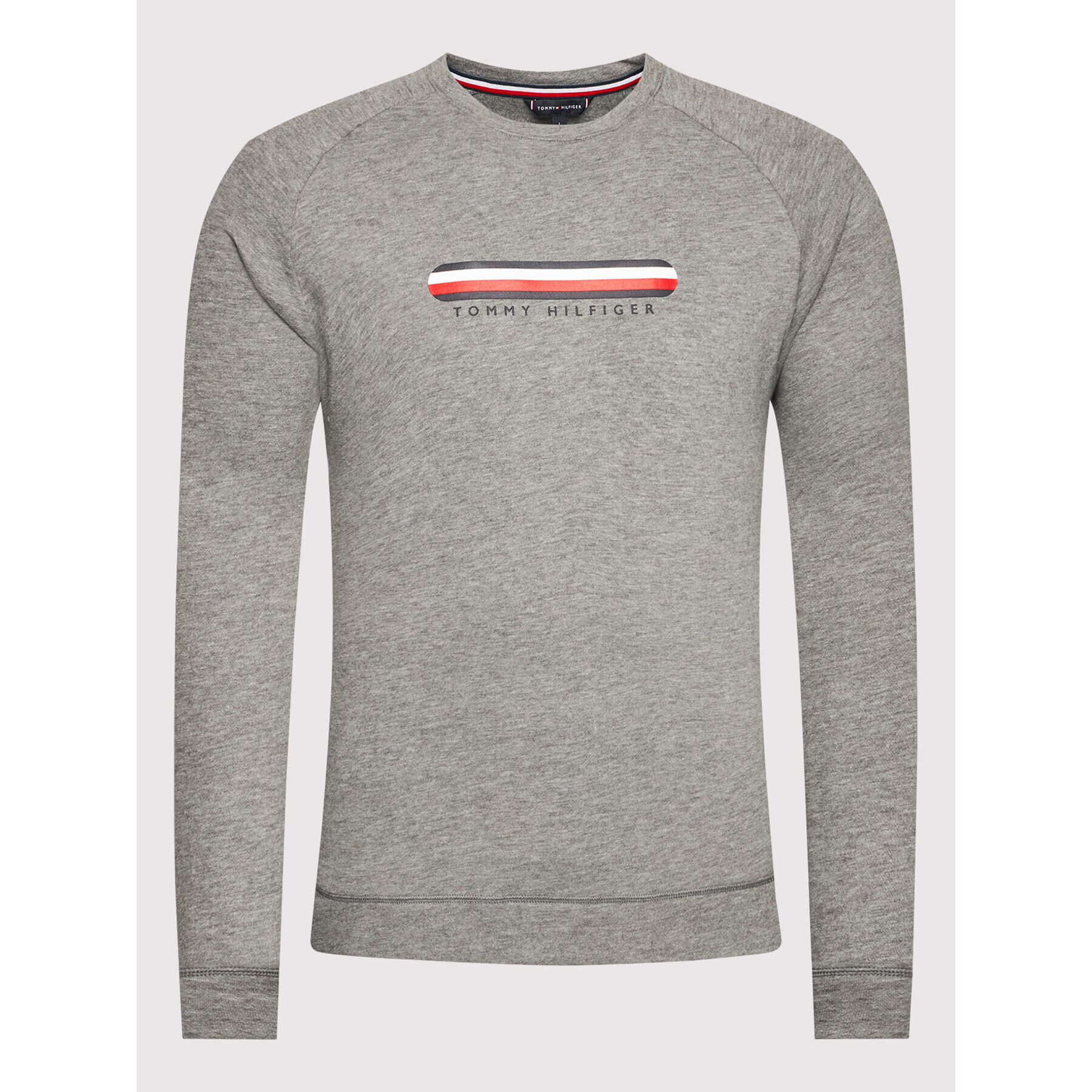 Tommy Hilfiger Bluză Track Top UM0UM02363 Gri Regular Fit - Pled.ro