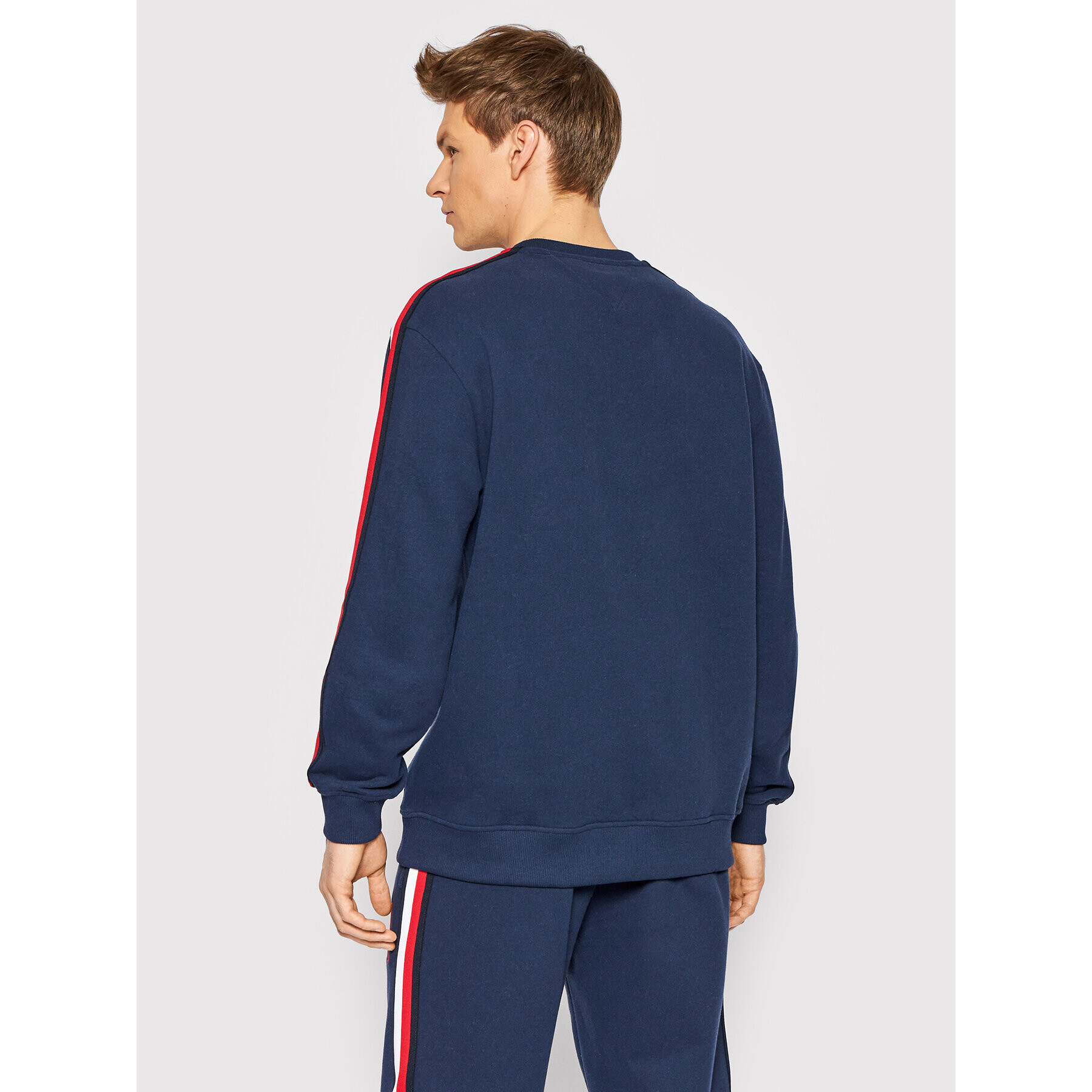 Tommy Hilfiger Bluză Track Top UM0UM02370 Bleumarin Regular Fit - Pled.ro