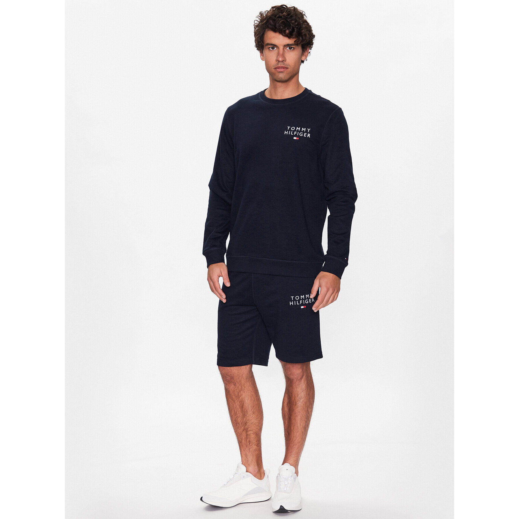 Tommy Hilfiger Bluză UM0UM02878 Bleumarin Regular Fit - Pled.ro