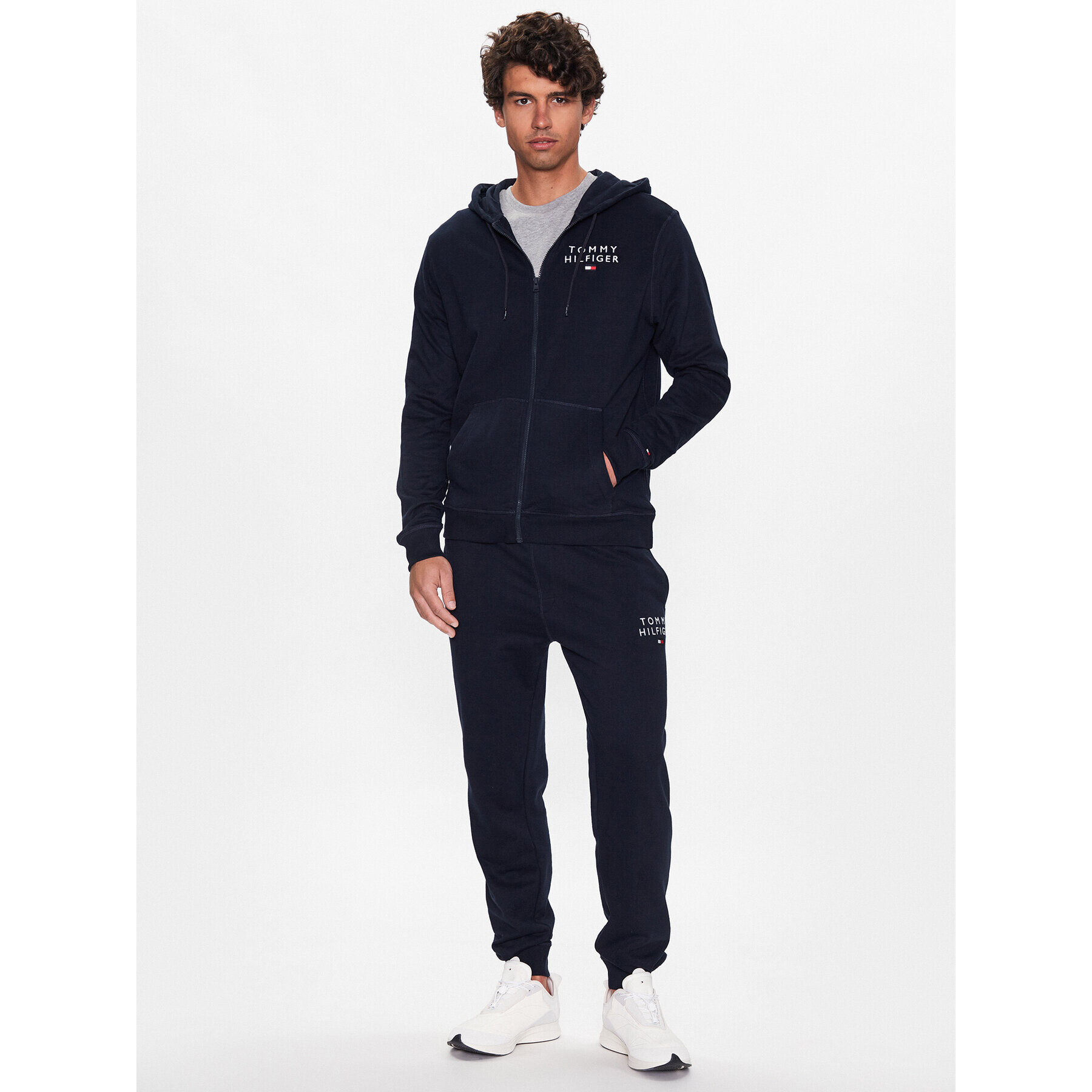 Tommy Hilfiger Bluză UM0UM02879 Bleumarin Regular Fit - Pled.ro