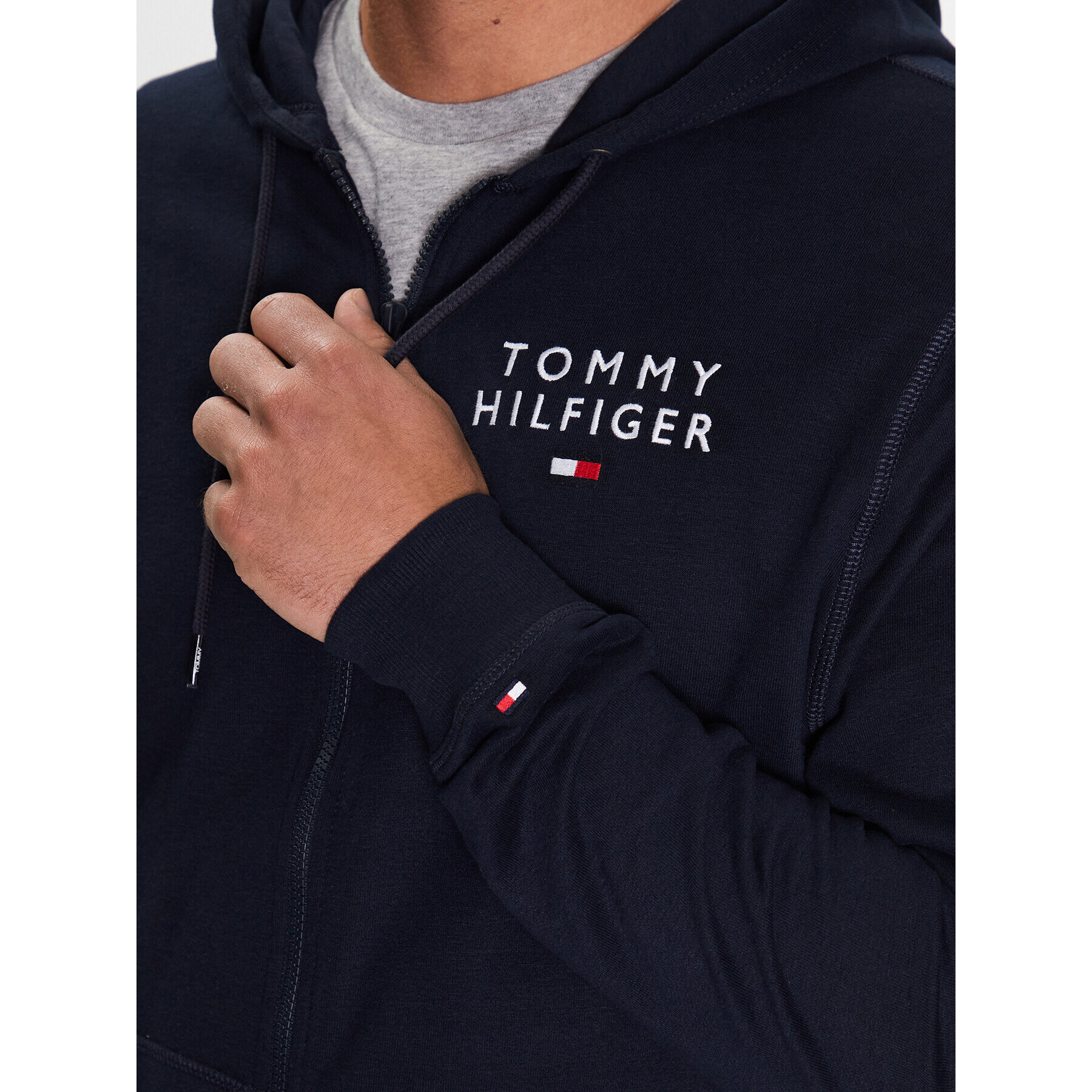 Tommy Hilfiger Bluză UM0UM02879 Bleumarin Regular Fit - Pled.ro