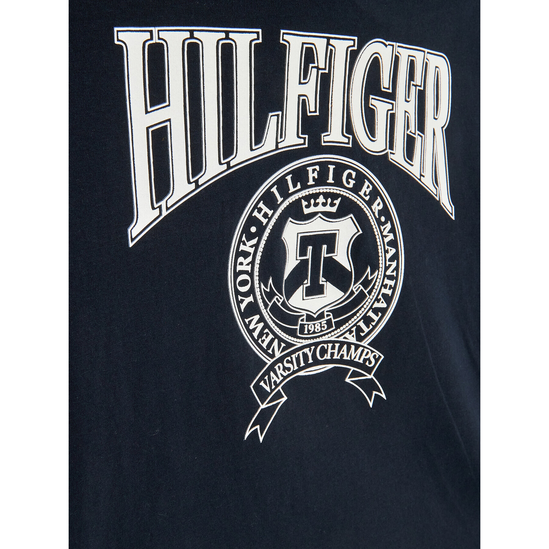 Tommy Hilfiger Bluză Varsity KB0KB08024 D Bleumarin Regular Fit - Pled.ro