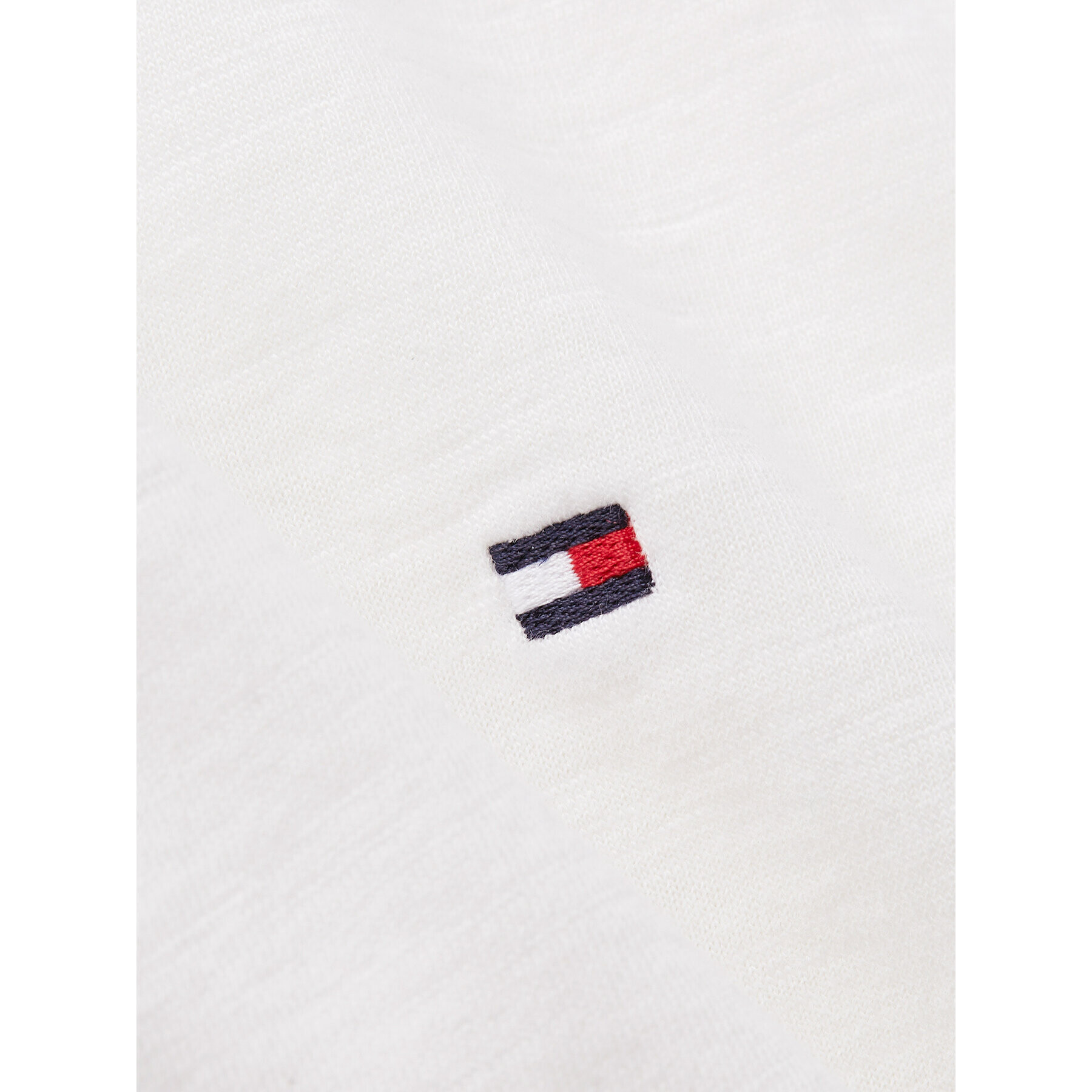 Tommy Hilfiger Bluză WW0WW37861 Écru Slim Fit - Pled.ro