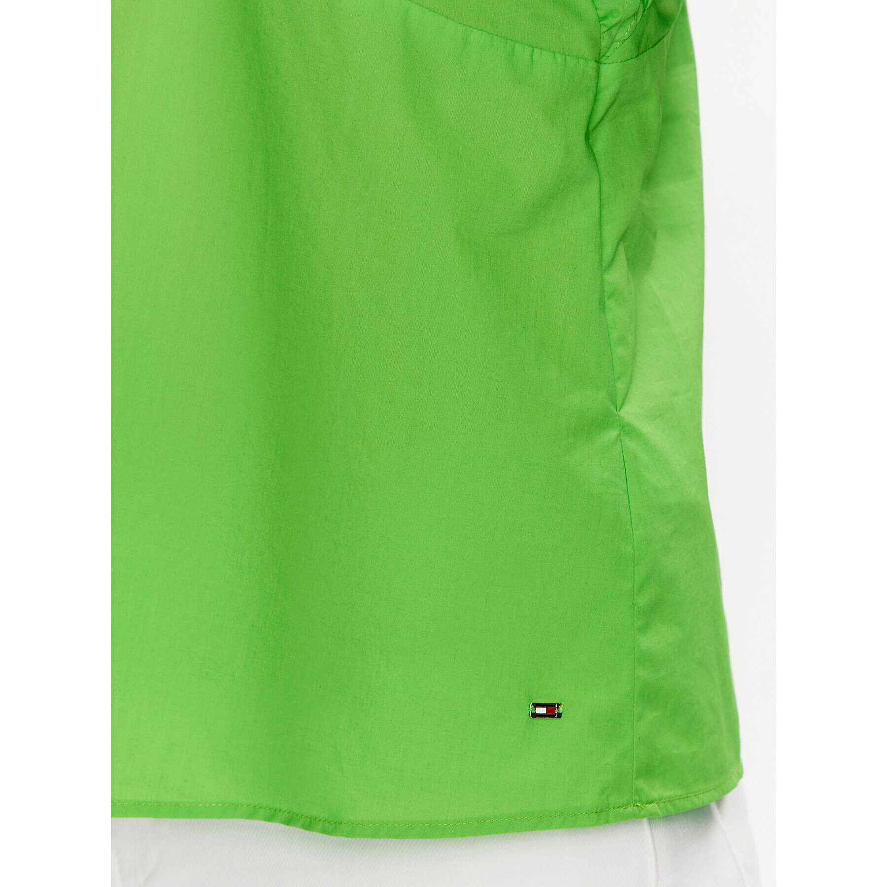 Tommy Hilfiger Bluză WW0WW38739 Verde Relaxed Fit - Pled.ro