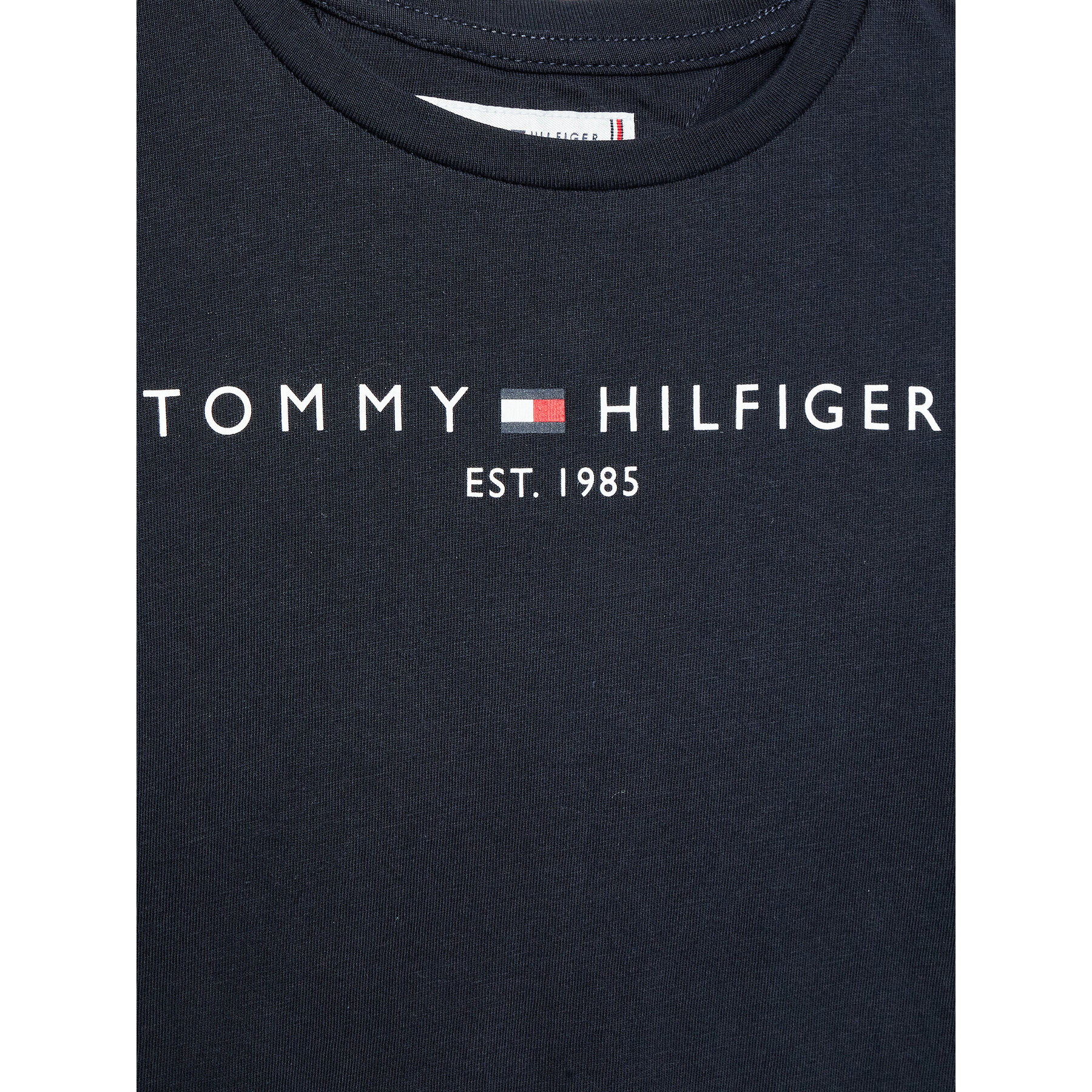 Tommy Hilfiger Bluză Essential KG0KG05247 D Bleumarin Regular Fit - Pled.ro