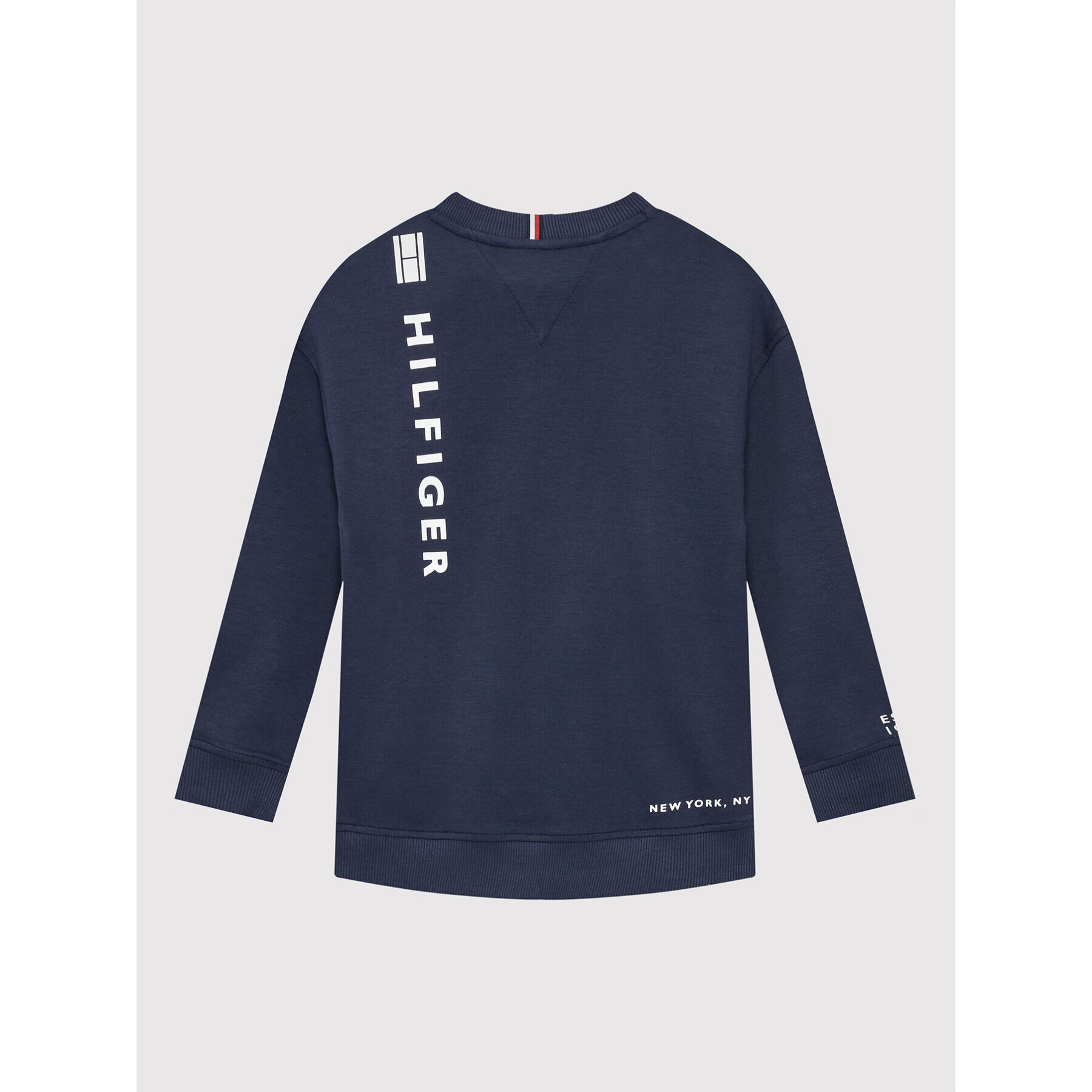 Tommy Hilfiger Bluză Multi Placement KB0KB07347 D Bleumarin Regular Fit - Pled.ro