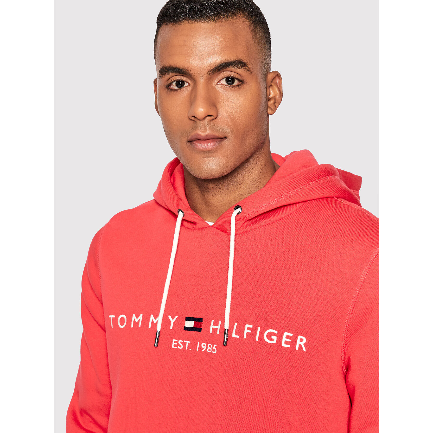 Tommy Hilfiger Bluză MW0MW11599 Roșu Regular Fit - Pled.ro