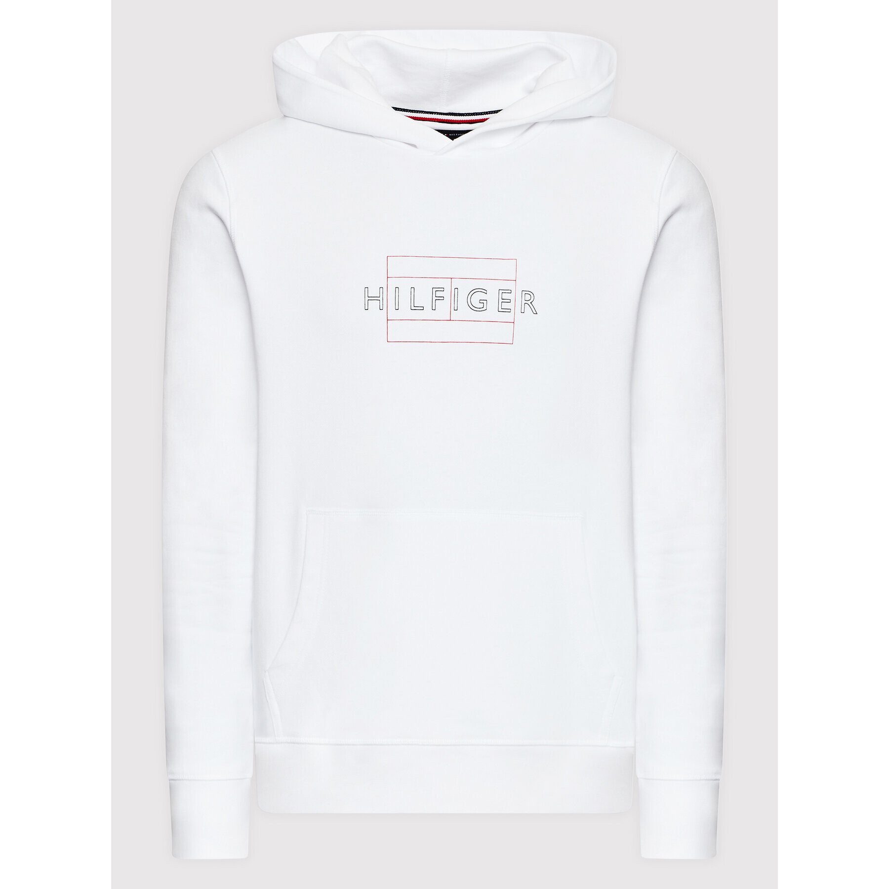 Tommy Hilfiger Bluză MW0MW25598 Alb Regular Fit - Pled.ro