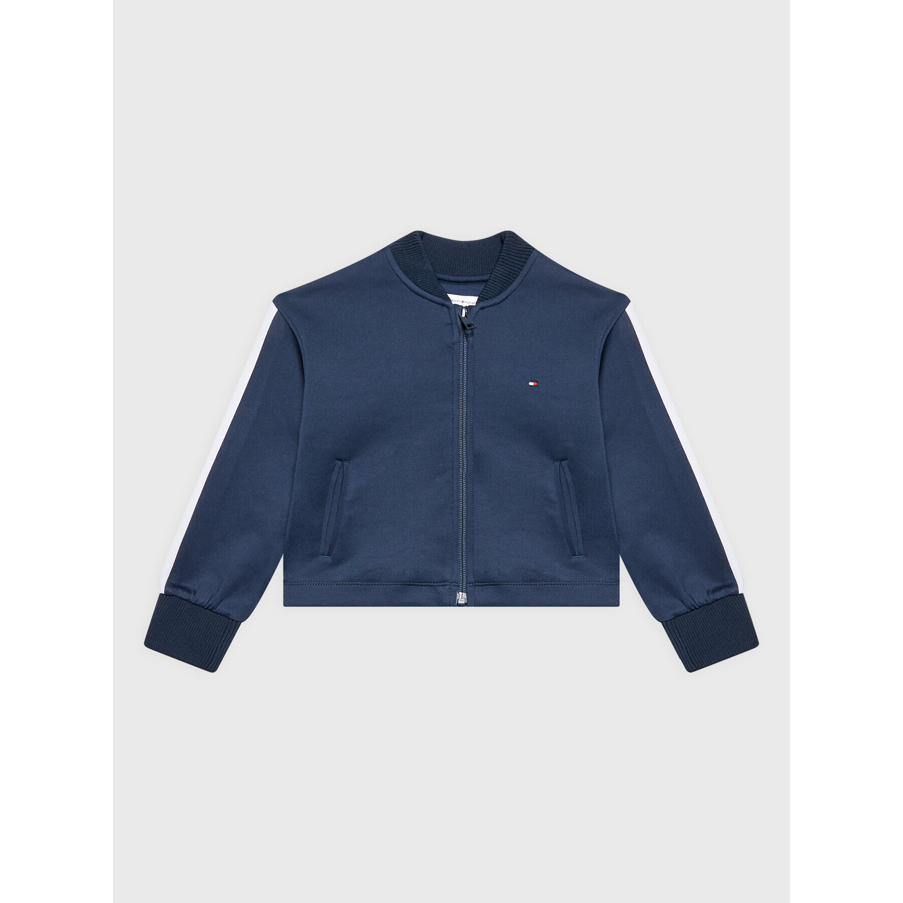 Tommy Hilfiger Bluză Varsity Track KG0KG06518 Bleumarin Regular Fit - Pled.ro