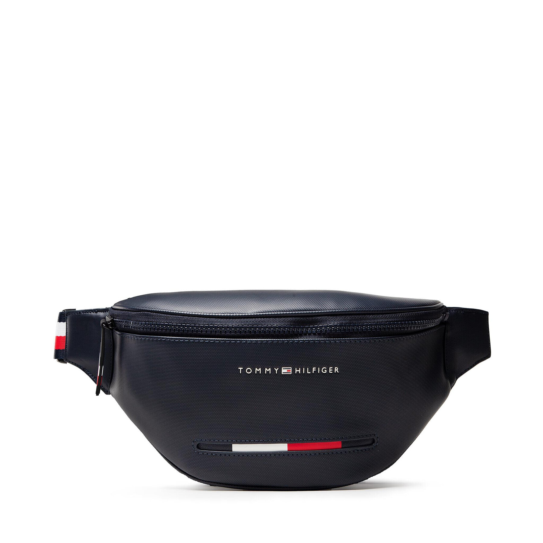 Tommy Hilfiger Borsetă Essential Pique Crossbody AM0AM07775 Bleumarin - Pled.ro