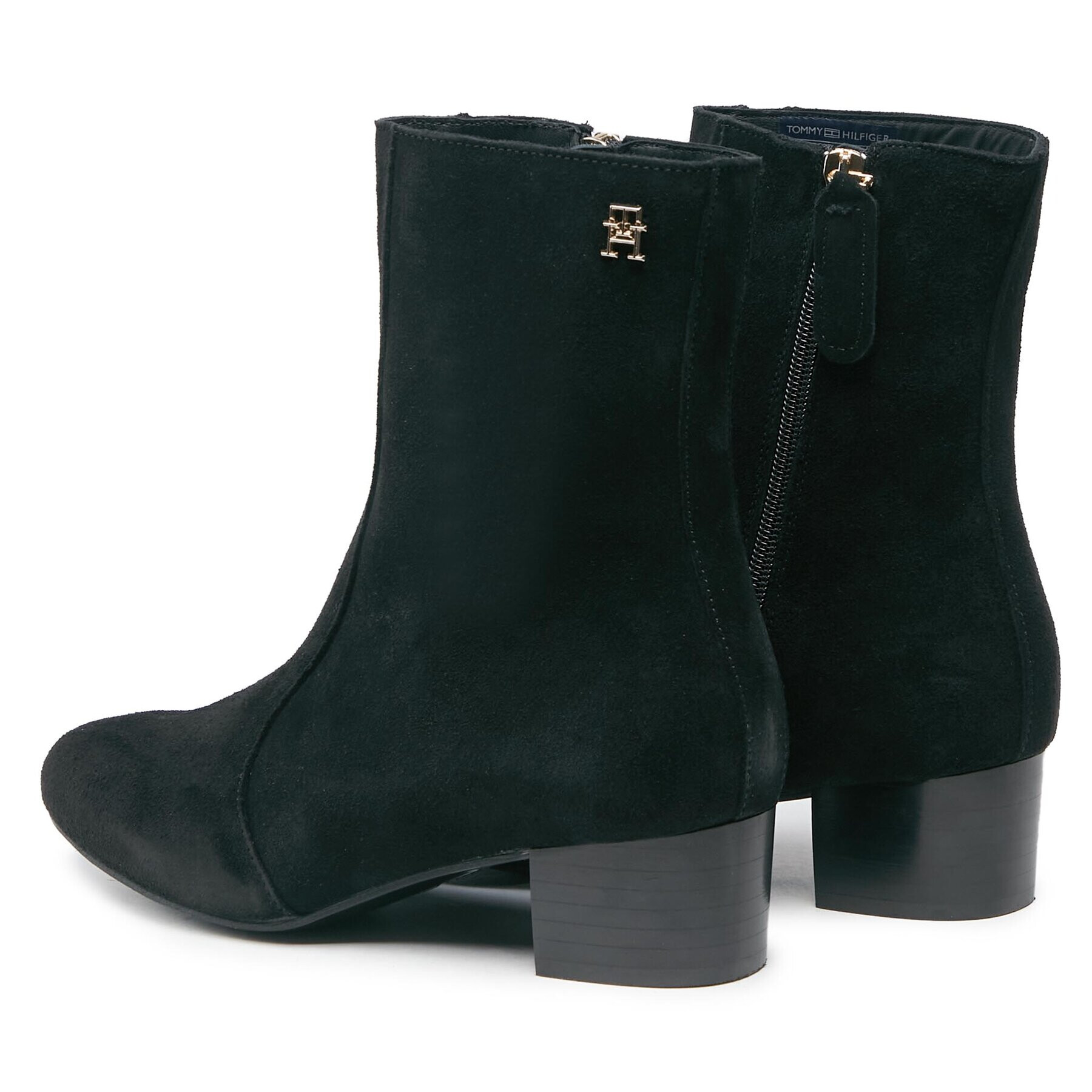 Tommy Hilfiger Botine FW0FW07536 Negru - Pled.ro