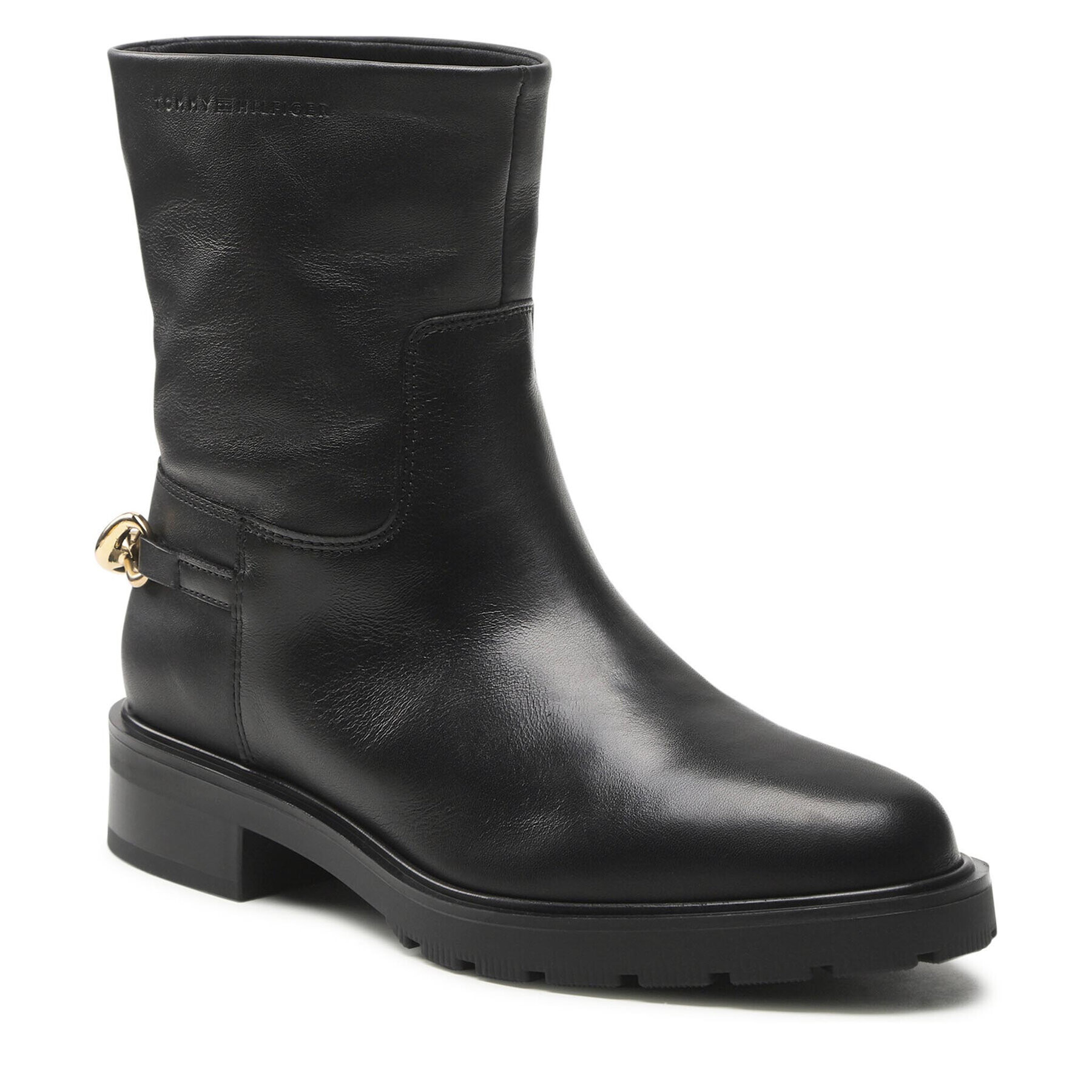 Tommy Hilfiger Botine Toomy Twist Ankle Boot FW0FW06825 Negru - Pled.ro