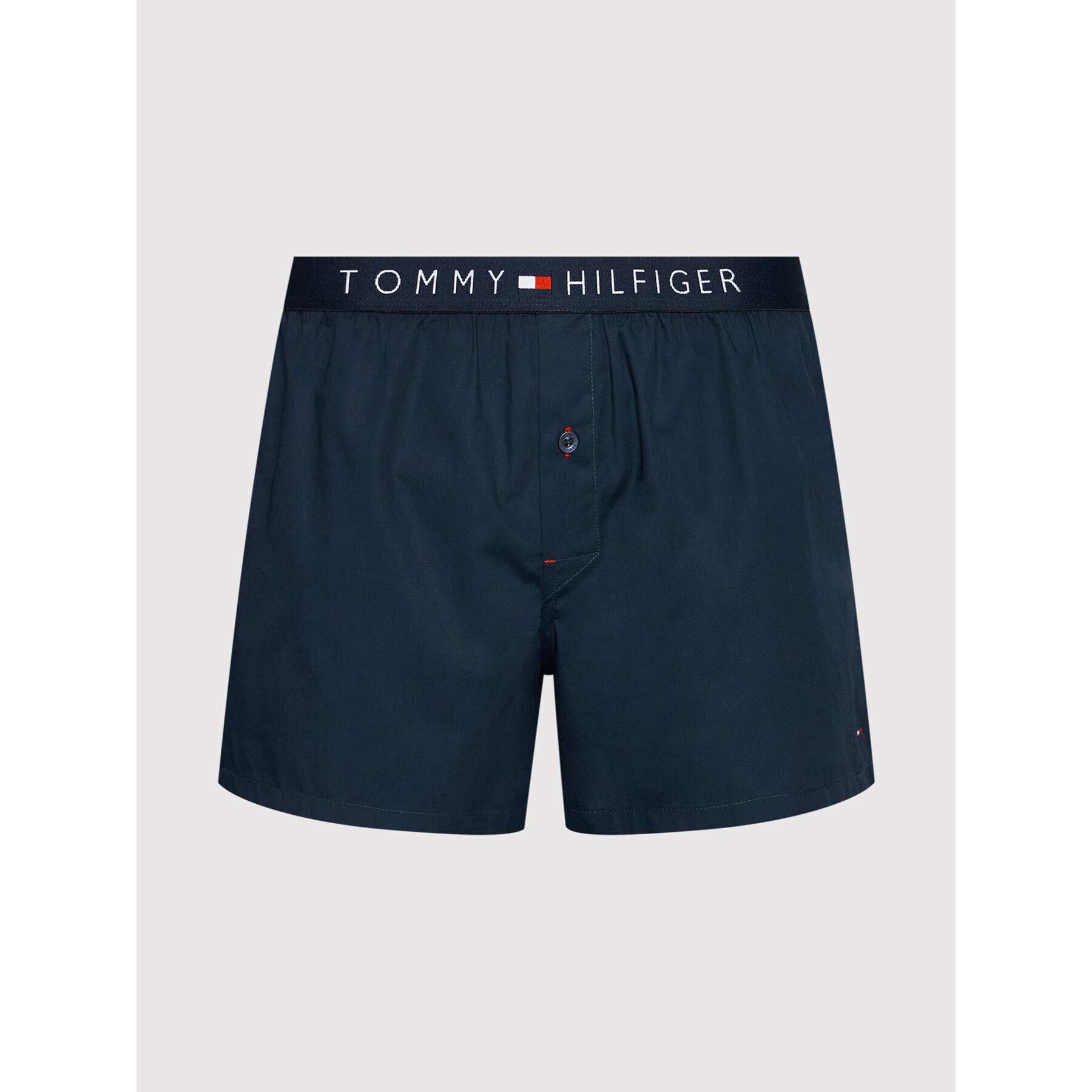 Tommy Hilfiger Boxeri Cotton Woven Boxer Icon 1U87905489 Bleumarin - Pled.ro