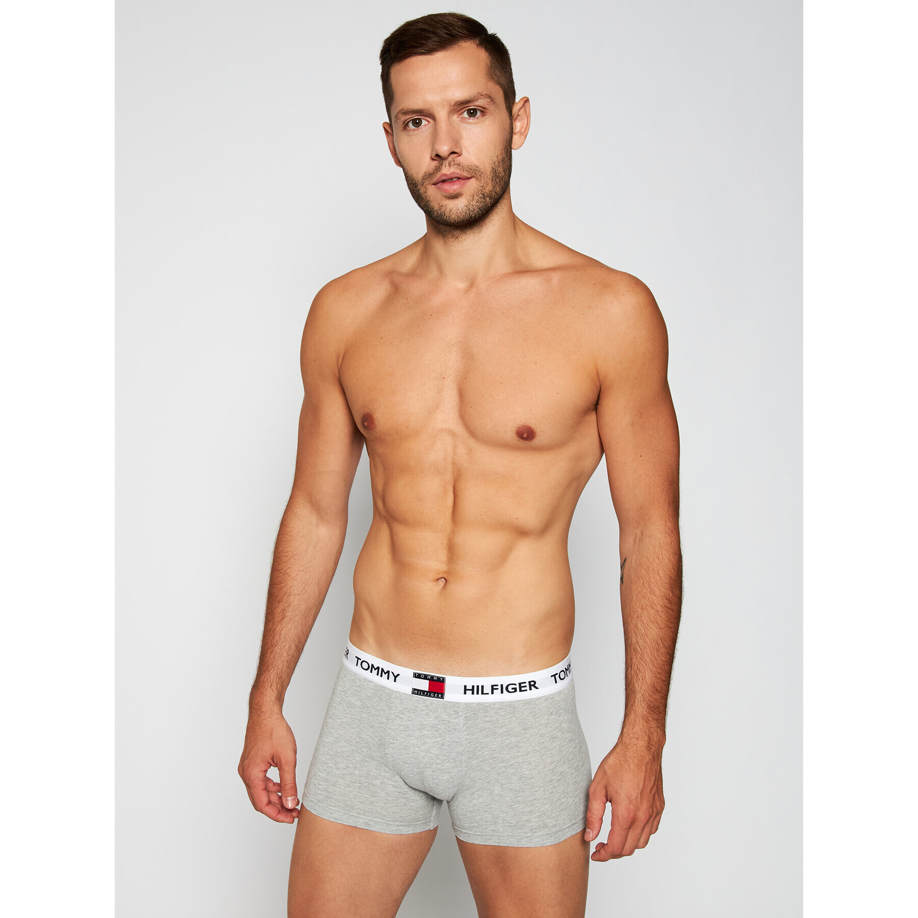 Tommy Hilfiger Boxeri UM0UM01810 Gri - Pled.ro