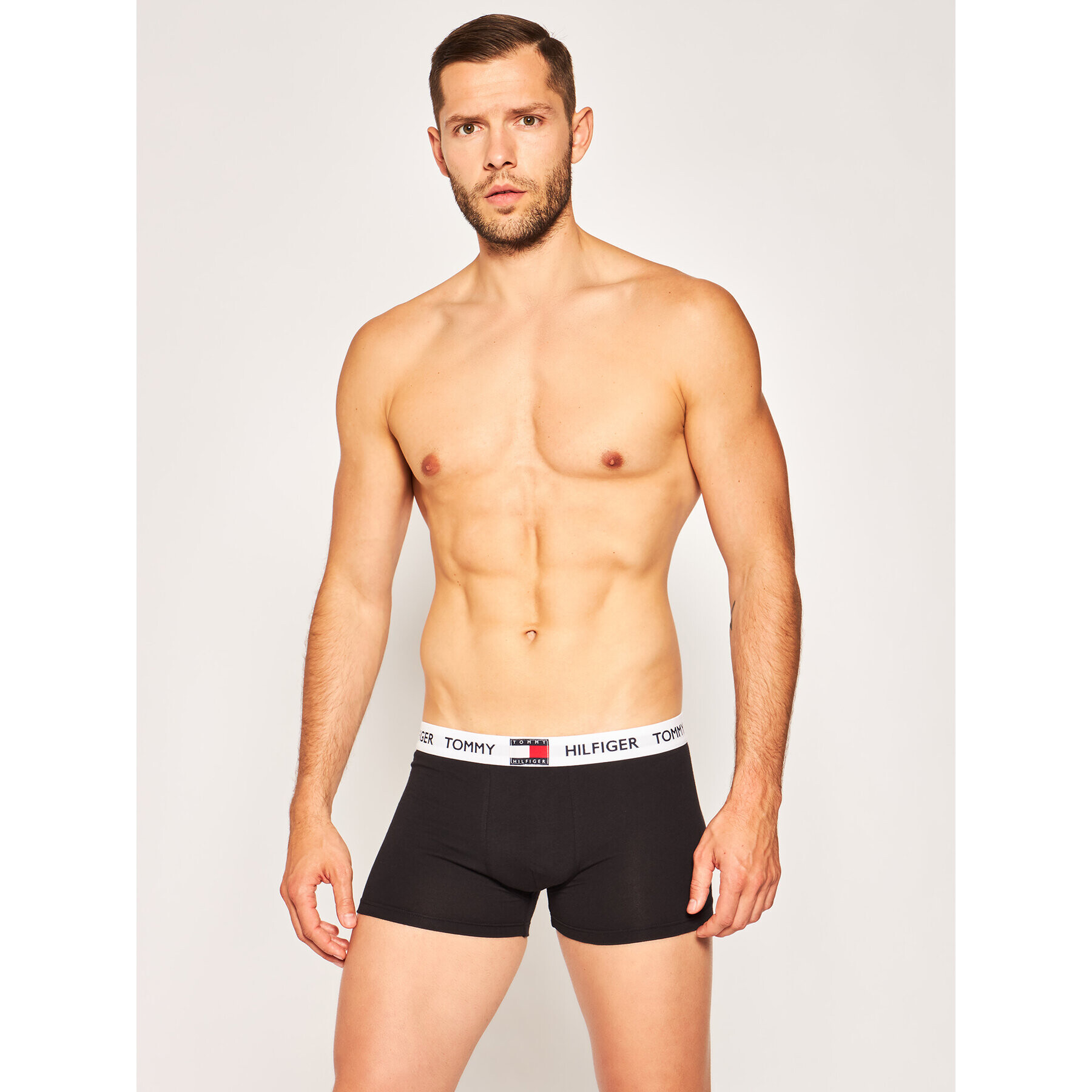 Tommy Hilfiger Boxeri UM0UM01810 Negru - Pled.ro