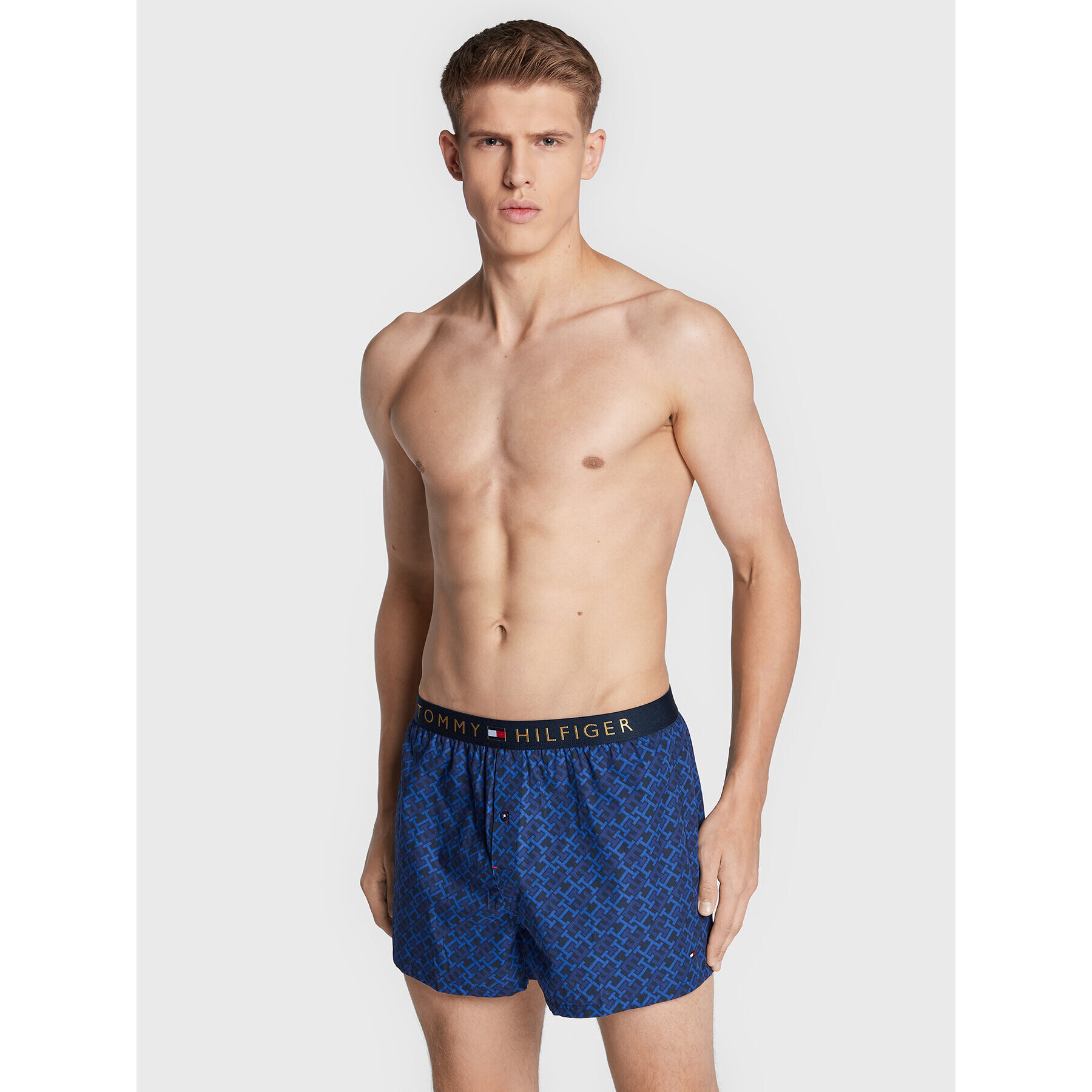 Tommy Hilfiger Boxeri UM0UM02344 Bleumarin - Pled.ro