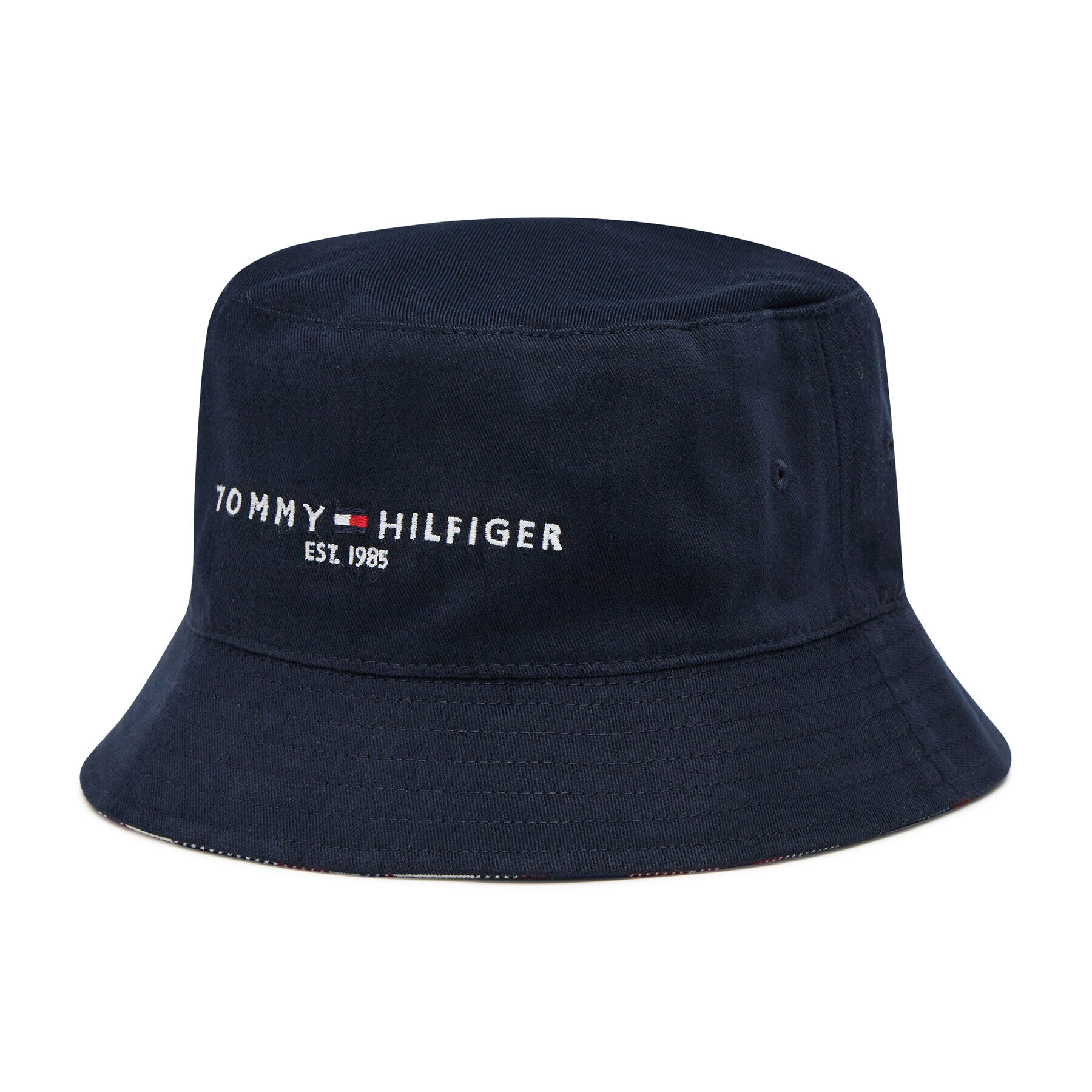 Tommy Hilfiger Pălărie Th Established Rev Bucket Hat AM0AM07862 Bleumarin - Pled.ro