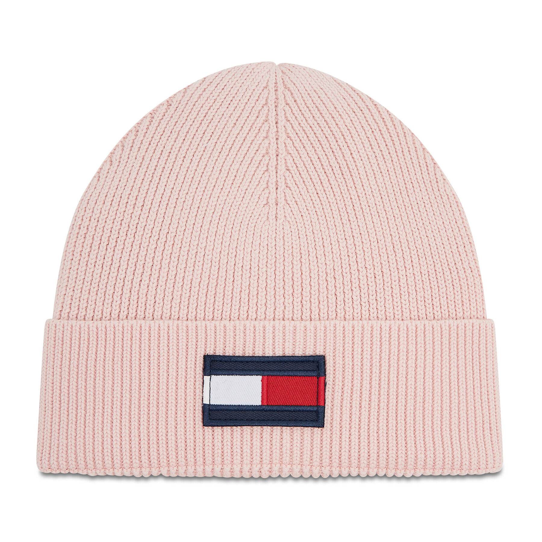 Tommy Hilfiger Căciulă Big Flag Beanie AU0AU01175TIO Roz - Pled.ro