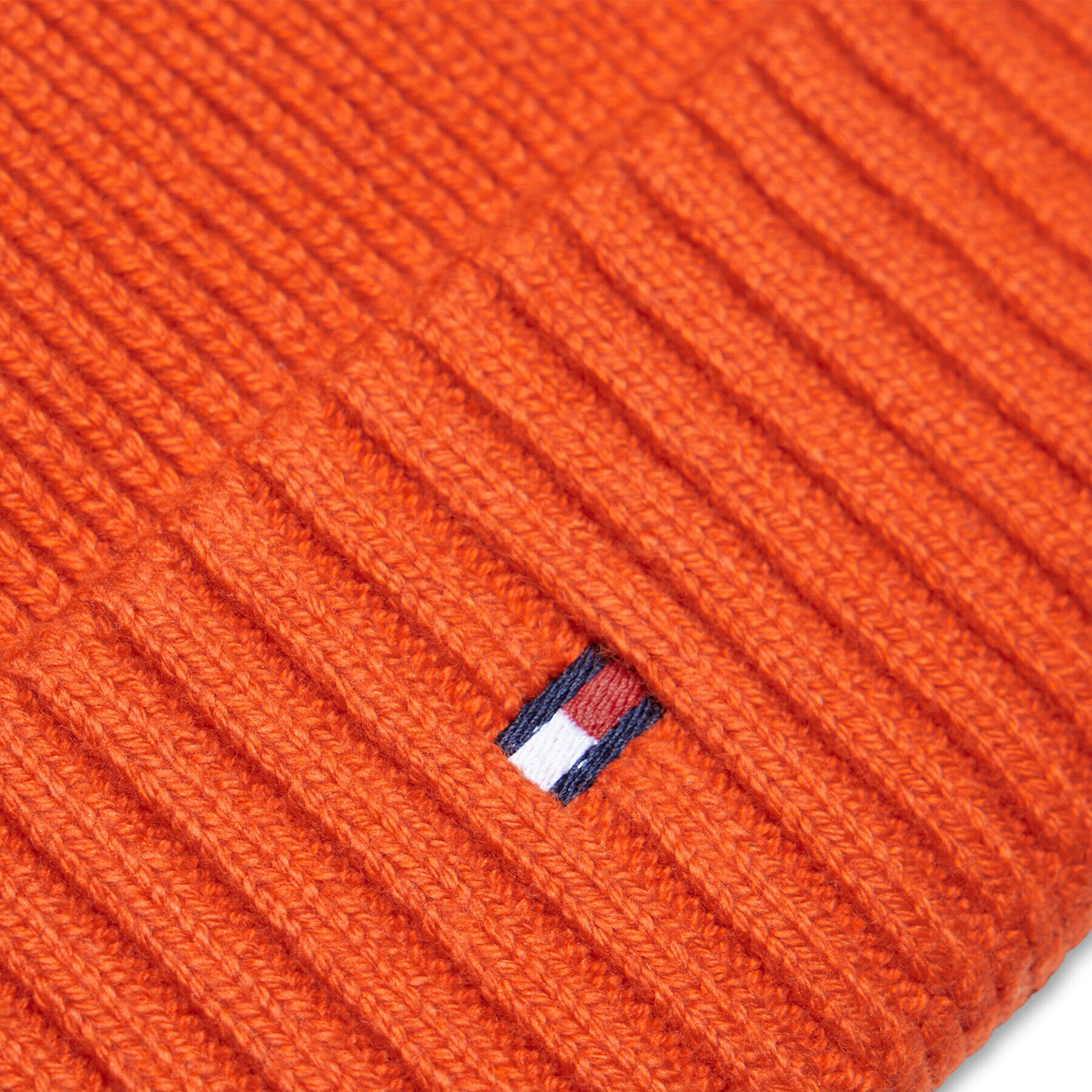 Tommy Hilfiger Căciulă Essential Flag Beanie AM0AM10337 Portocaliu - Pled.ro