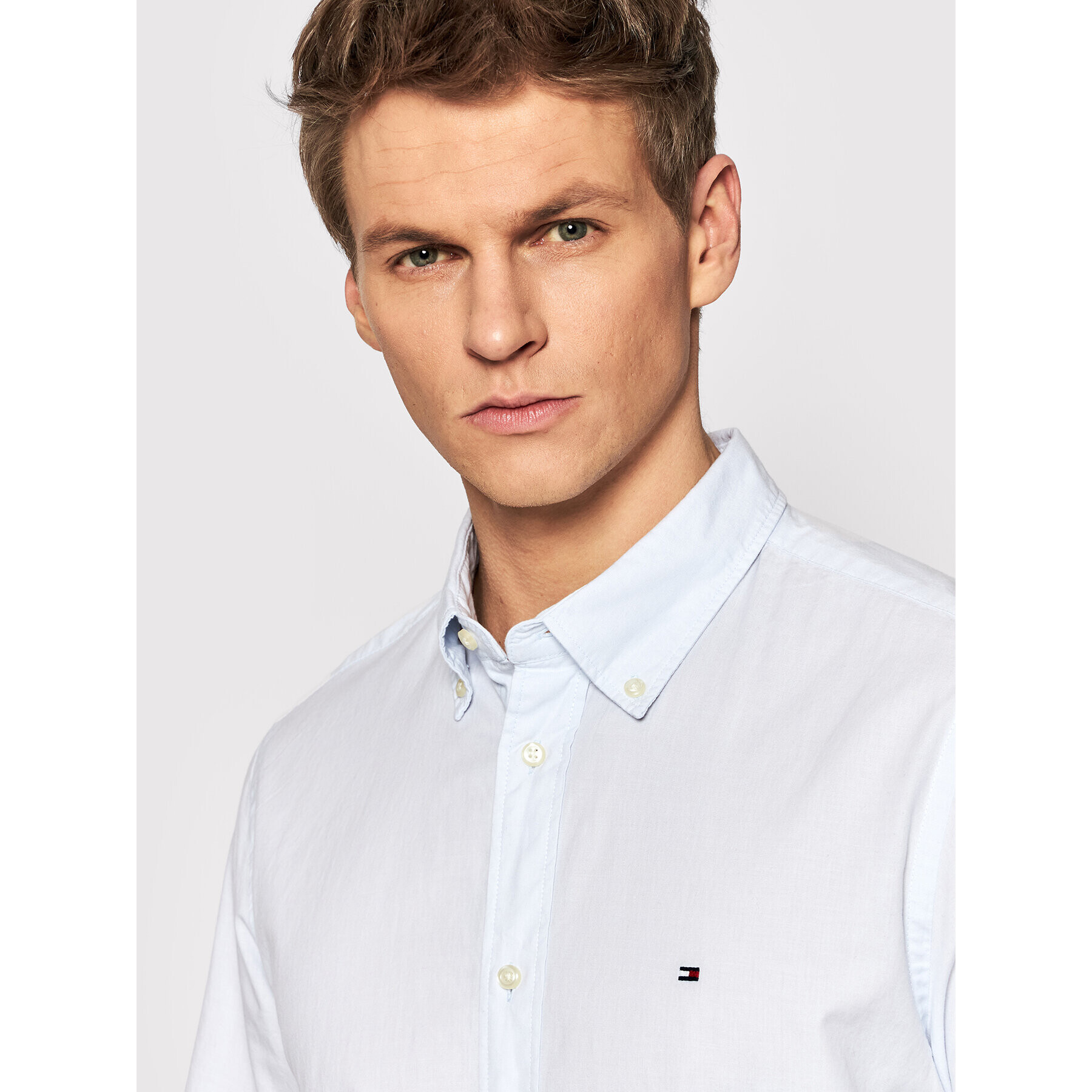 Tommy Hilfiger Cămașă MW0MW25105 Albastru Regular Fit - Pled.ro