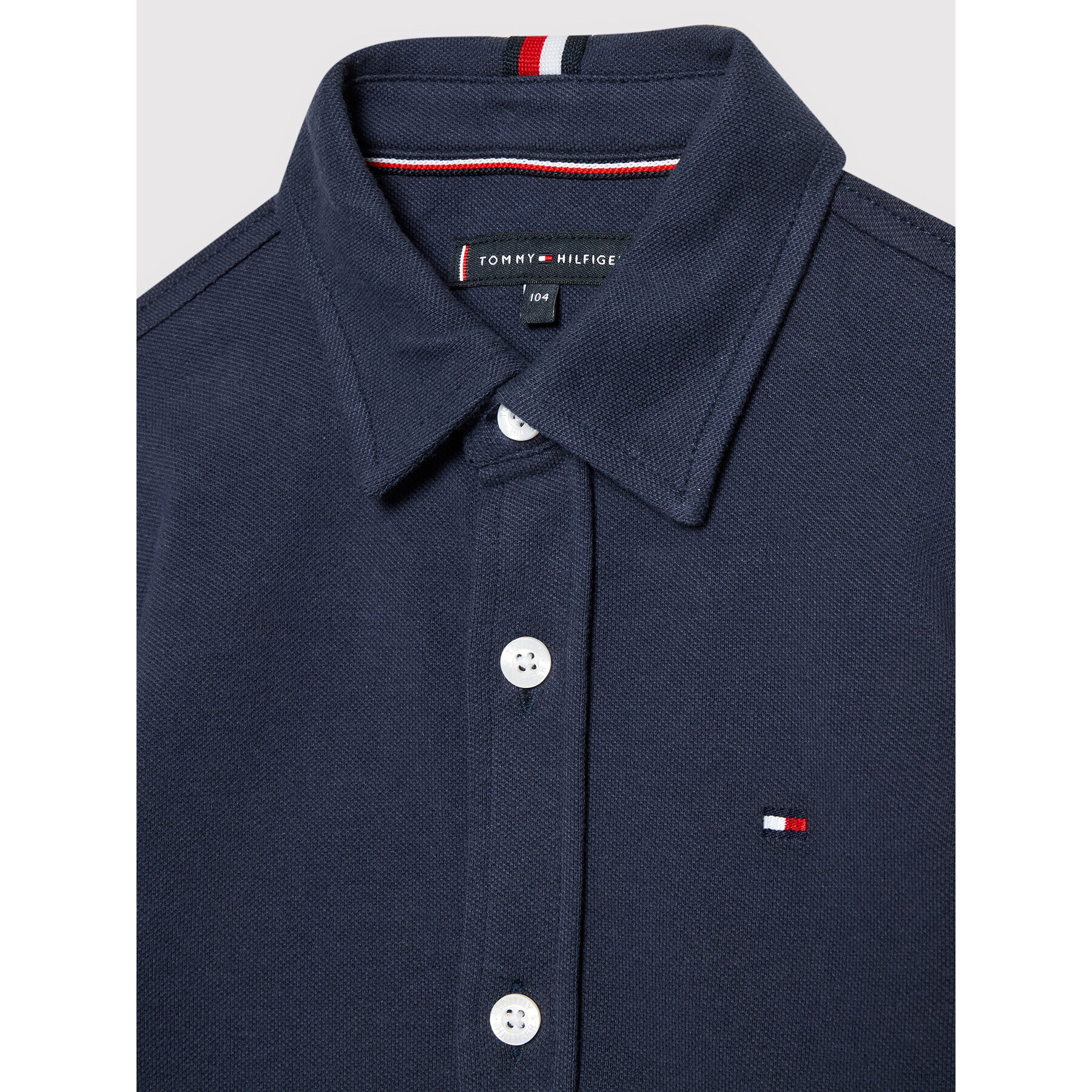 Tommy Hilfiger Cămașă Pique KB0KB06934 M Bleumarin Regular Fit - Pled.ro