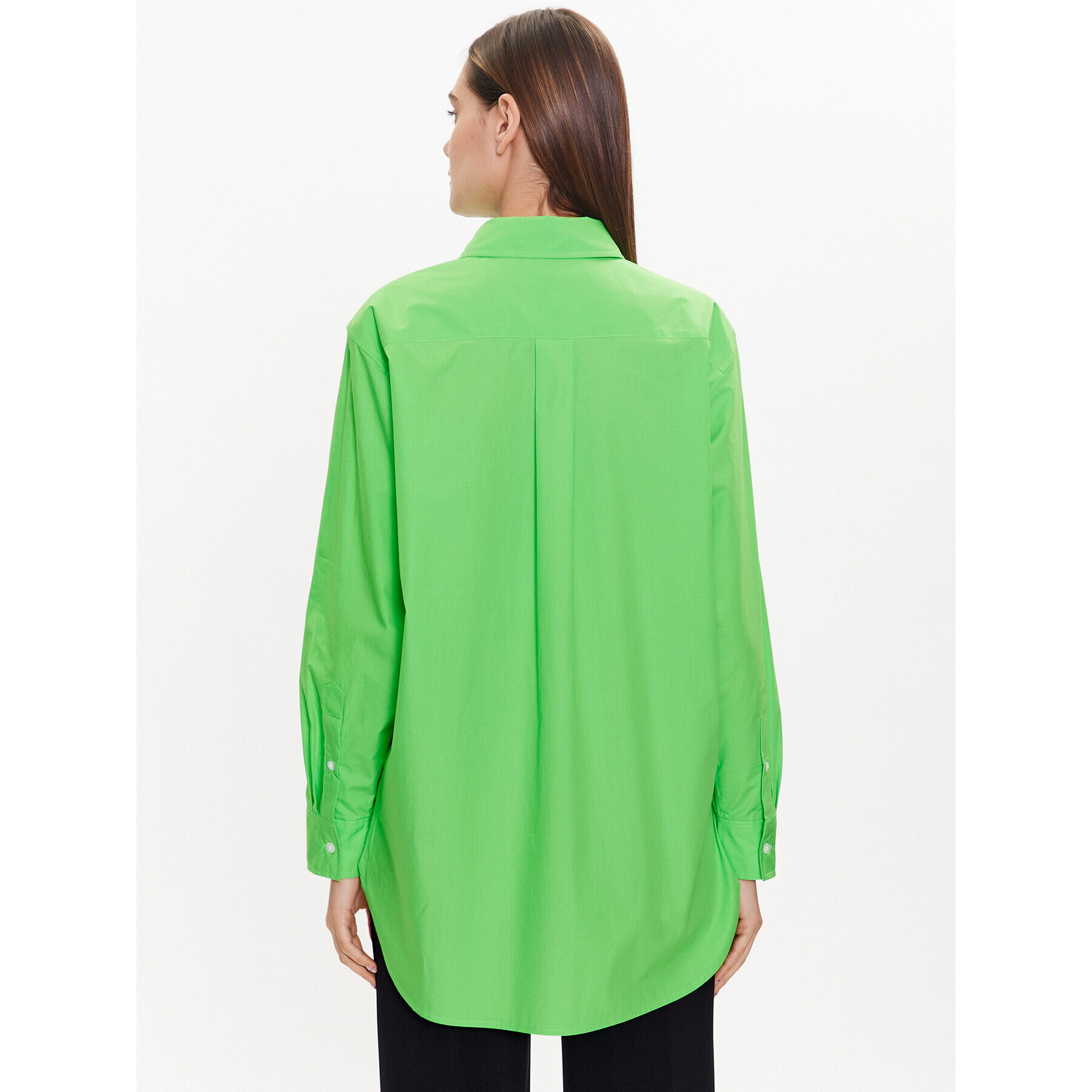 Tommy Hilfiger Cămașă 1985 WW0WW39198 Verde Oversize - Pled.ro