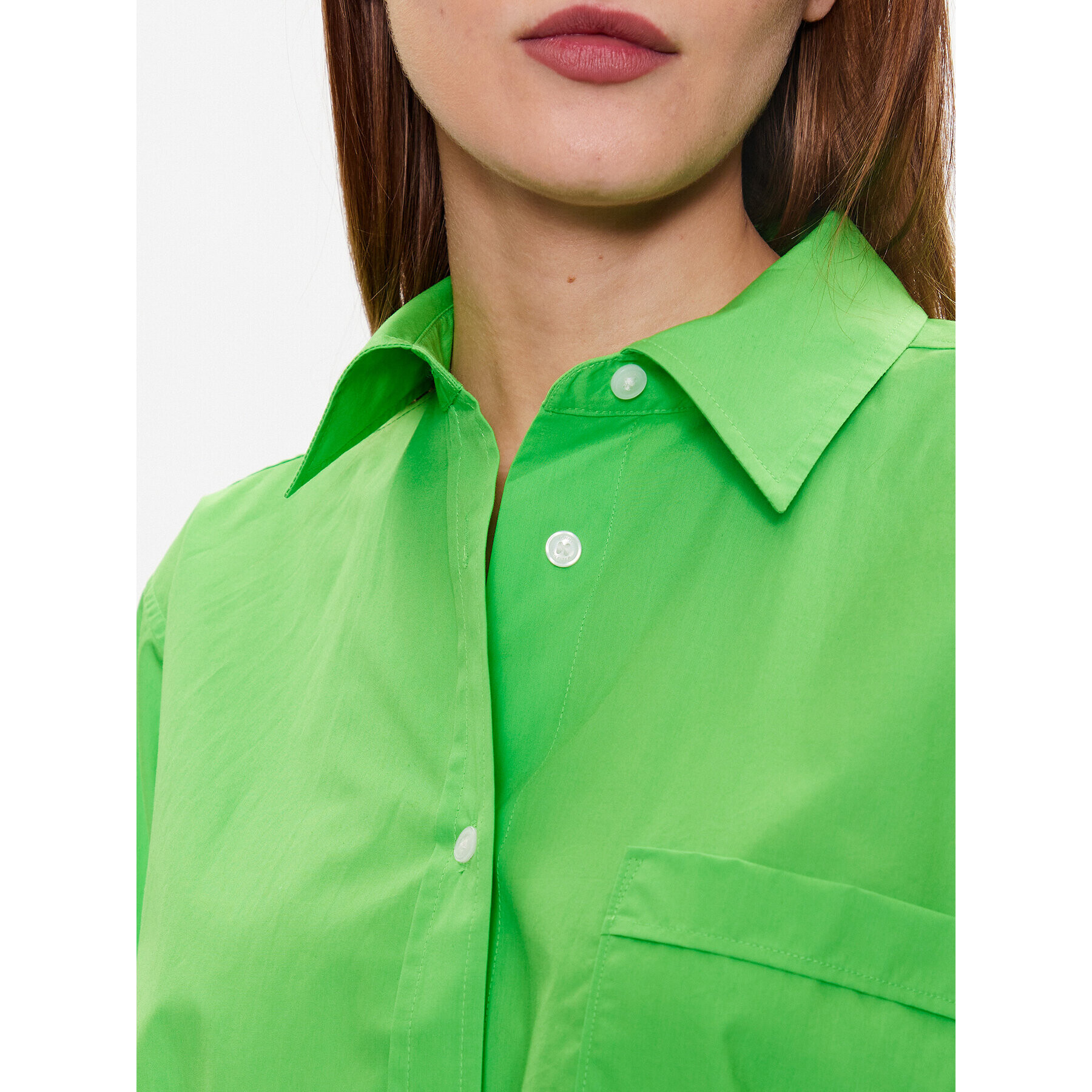 Tommy Hilfiger Cămașă 1985 WW0WW39198 Verde Oversize - Pled.ro