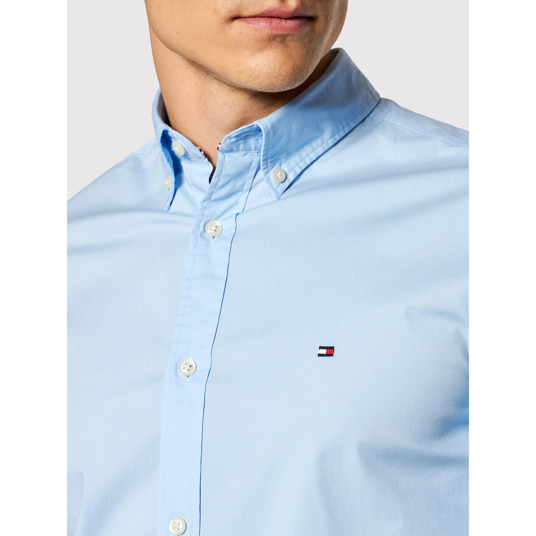 Tommy Hilfiger Cămașă 867894704 Albastru Slim Fit - Pled.ro