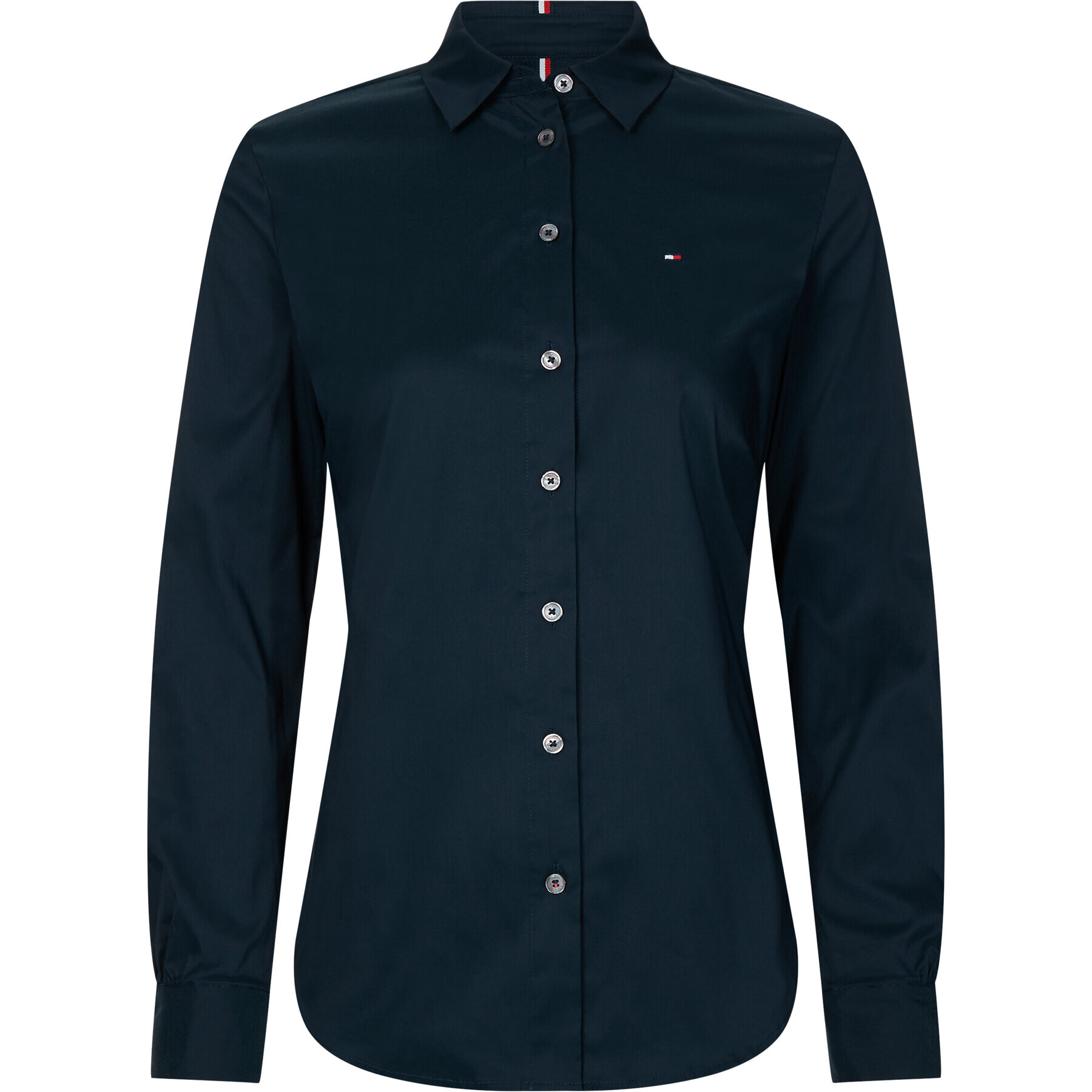 Tommy Hilfiger Cămașă Essential WW0WW27388 Bleumarin Slim Fit - Pled.ro