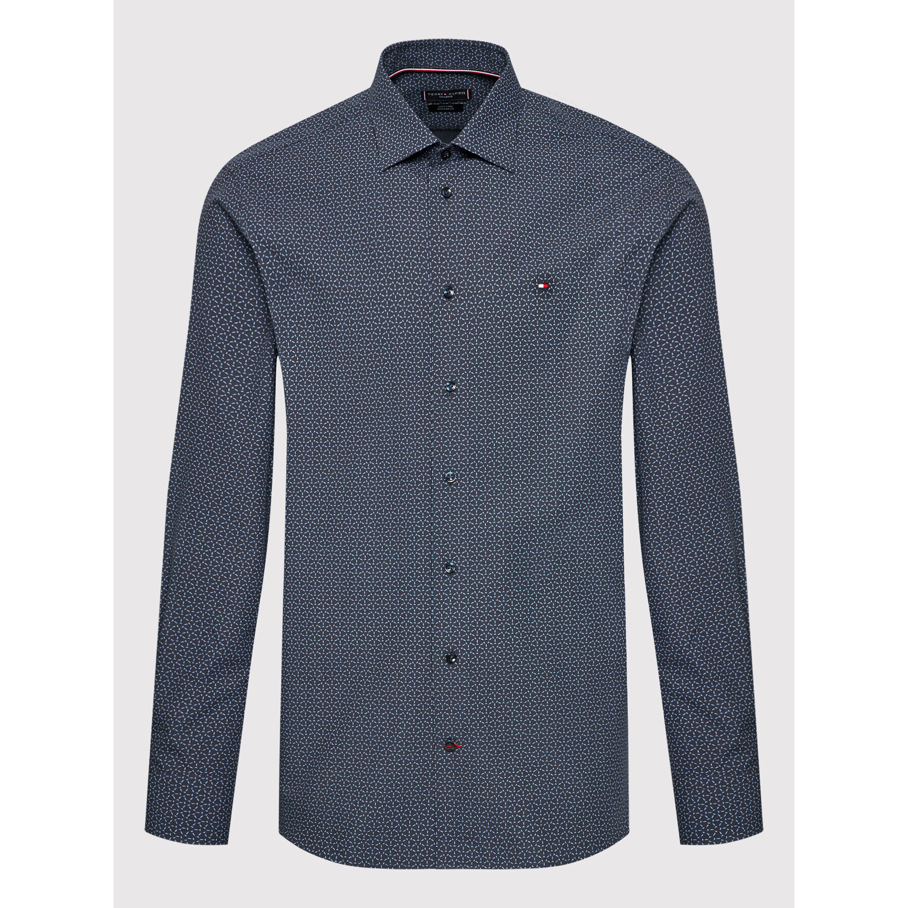 Tommy Hilfiger Cămașă Geometric Print MW0MW21759 Bleumarin Regular Fit - Pled.ro