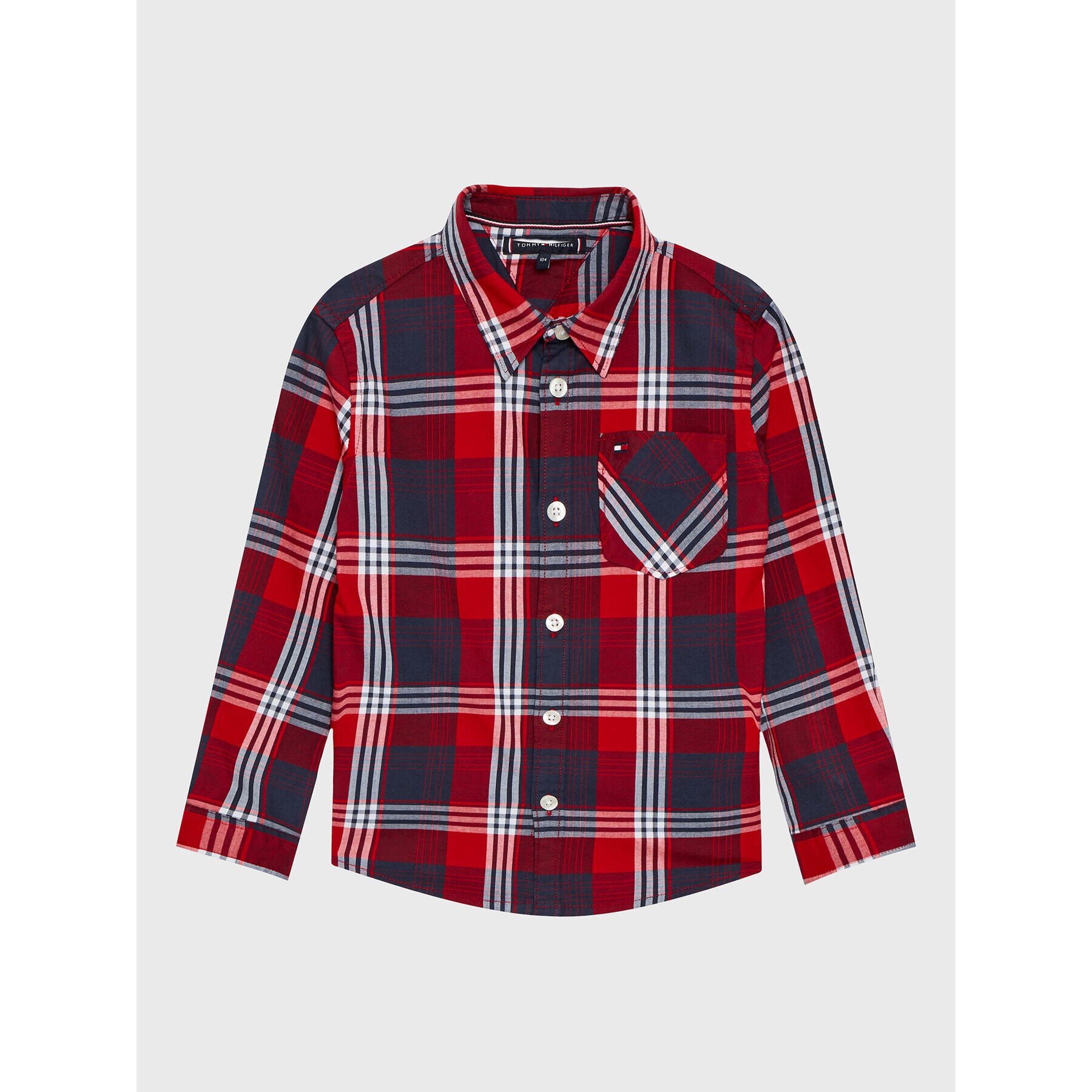 Tommy Hilfiger Cămașă KB0KB07856 D Roșu Regular Fit - Pled.ro