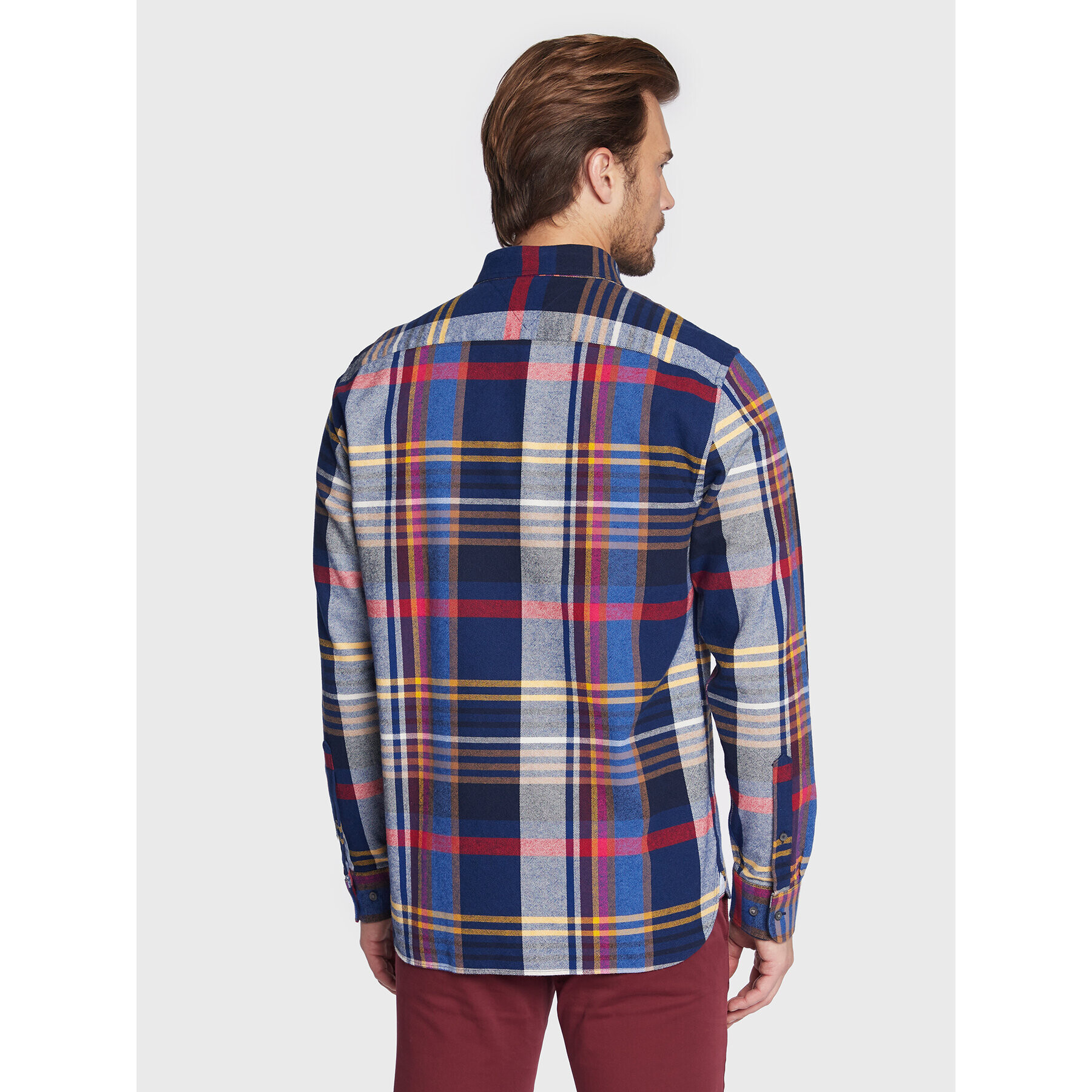 Tommy Hilfiger Cămașă Multi Check MW0MW28354 Colorat Regular Fit - Pled.ro