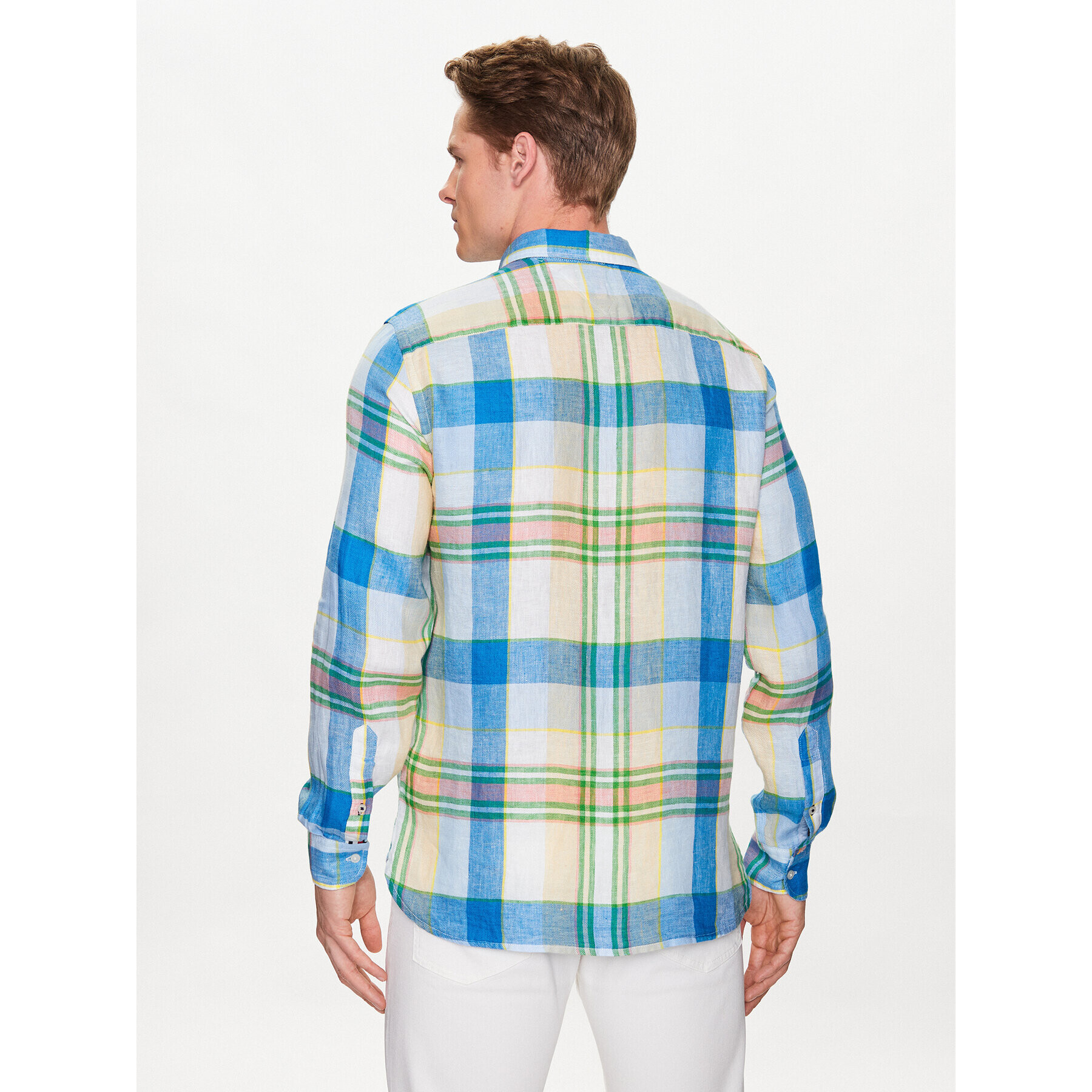 Tommy Hilfiger Cămașă Multi Check MW0MW31400 Colorat Regular Fit - Pled.ro