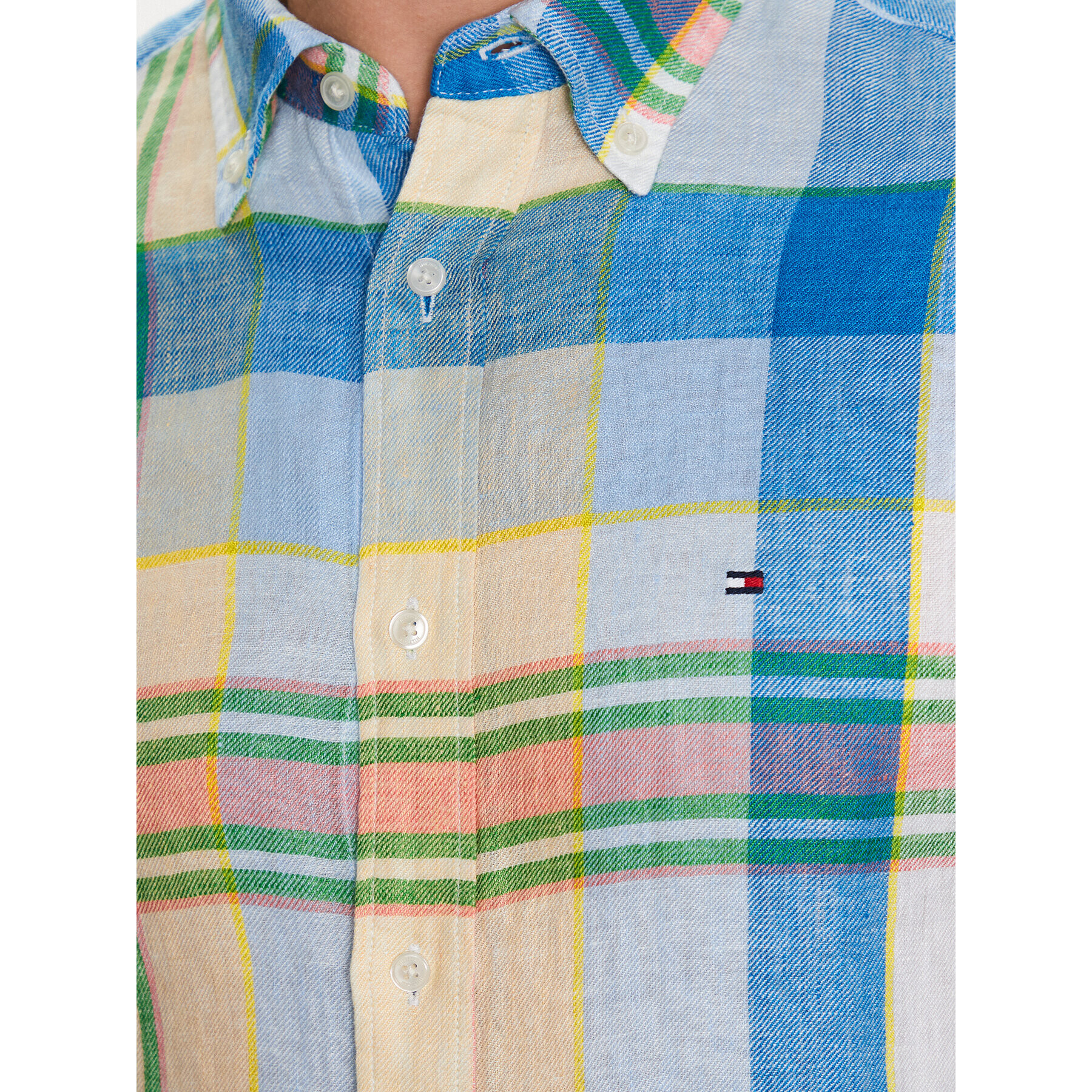 Tommy Hilfiger Cămașă Multi Check MW0MW31400 Colorat Regular Fit - Pled.ro