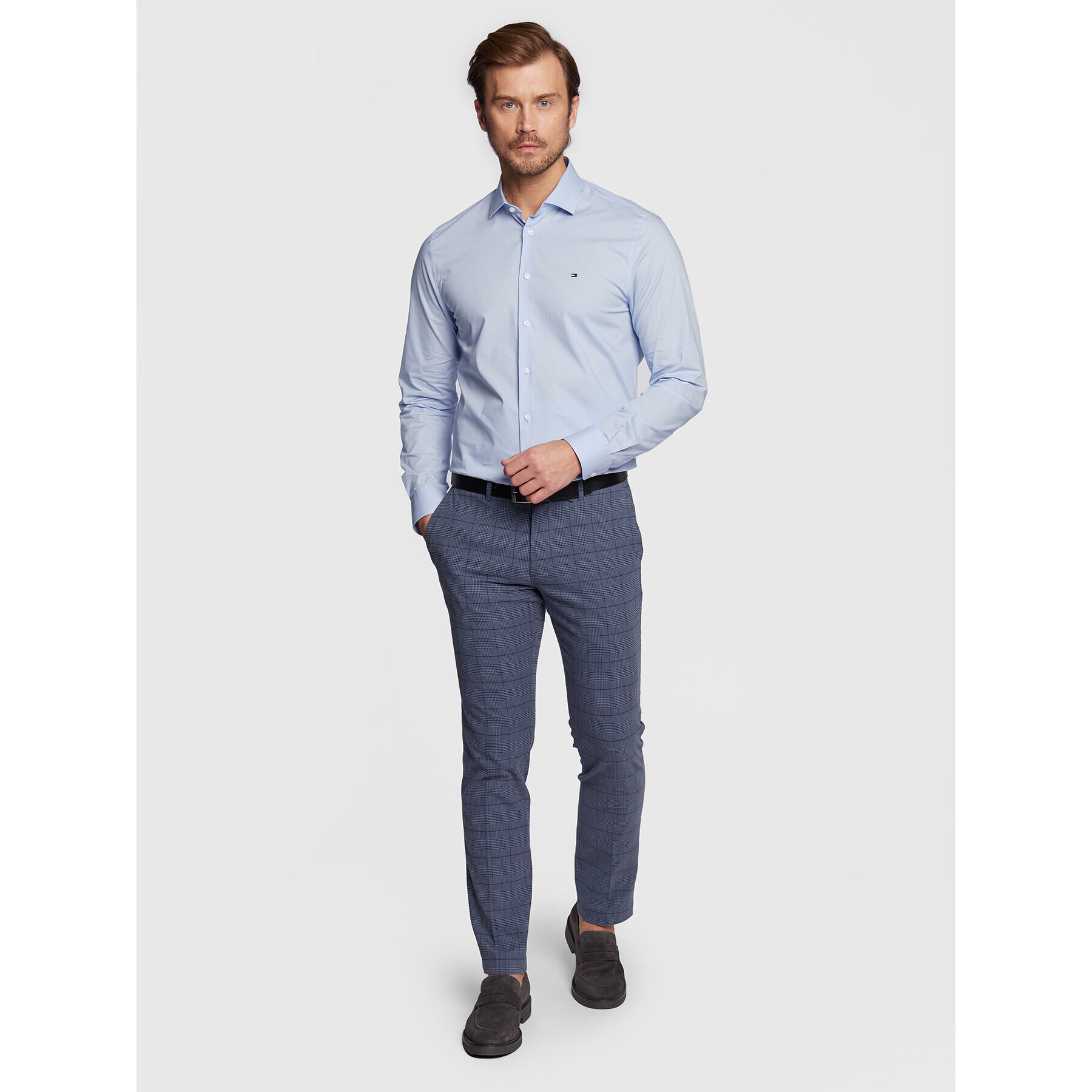 Tommy Hilfiger Cămașă MW0MW25040 Albastru Slim Fit - Pled.ro