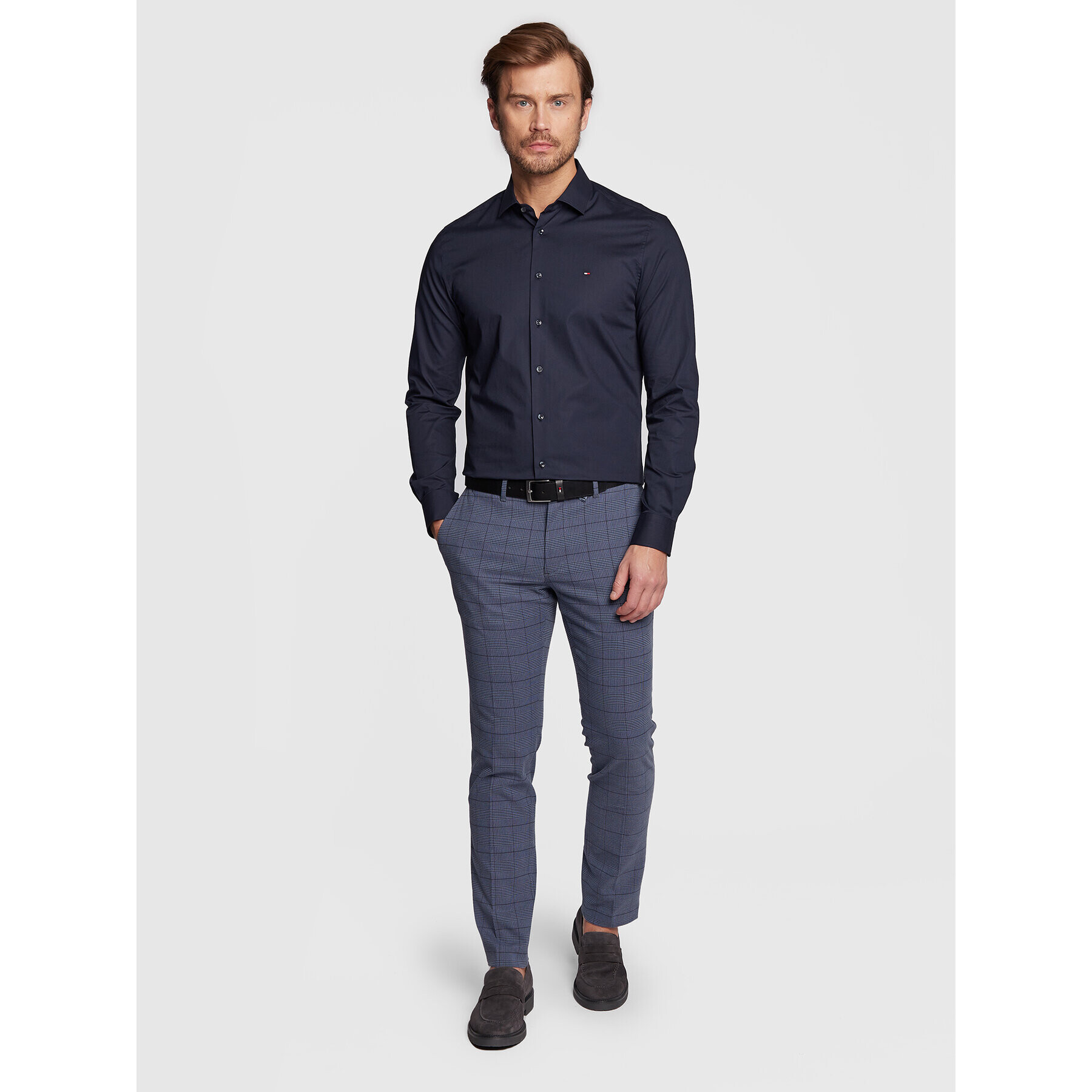 Tommy Hilfiger Cămașă MW0MW25040 Bleumarin Slim Fit - Pled.ro