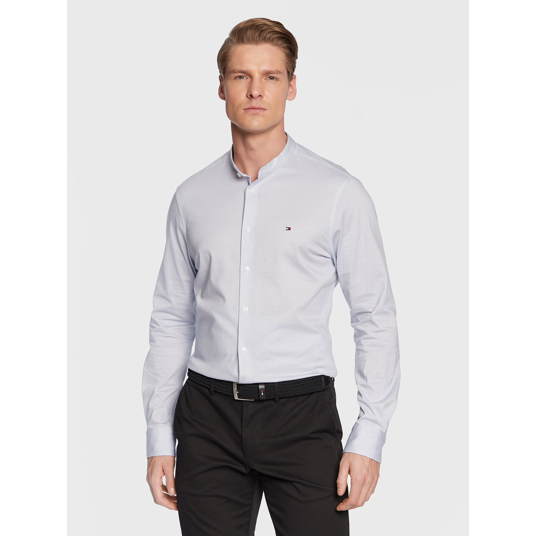 Tommy Hilfiger Cămașă MW0MW29140 Albastru Slim Fit - Pled.ro