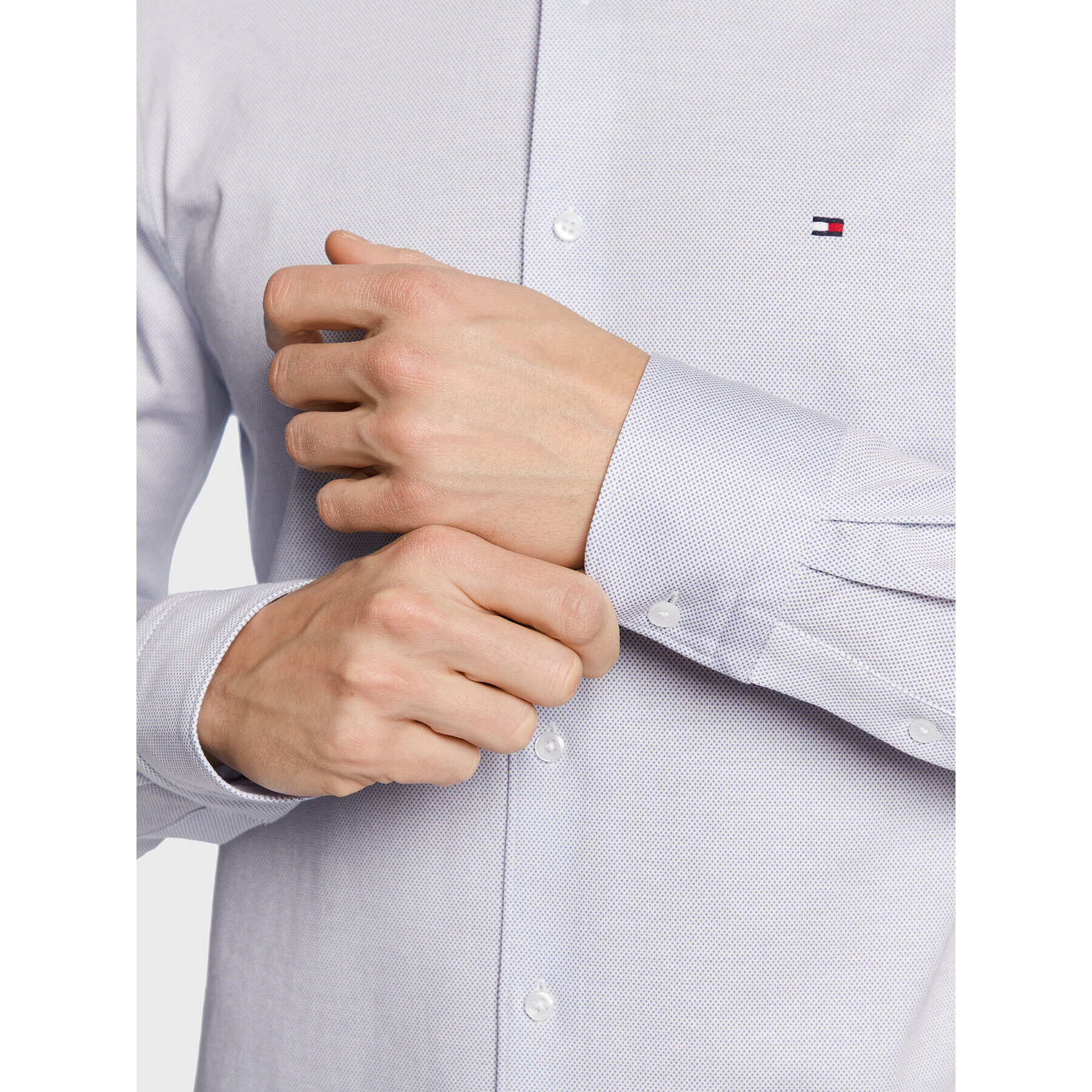 Tommy Hilfiger Cămașă MW0MW29140 Albastru Slim Fit - Pled.ro