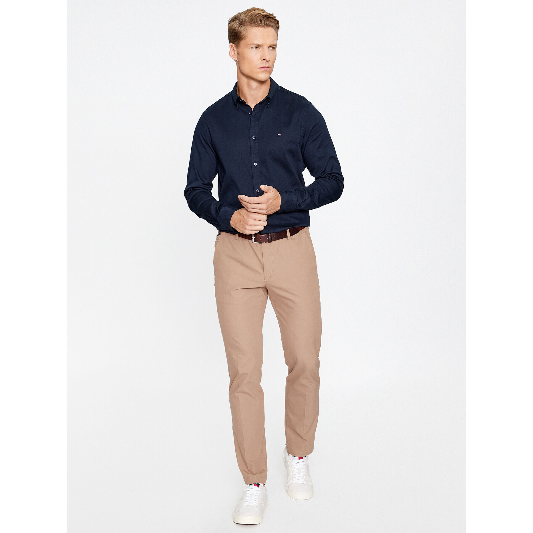 Tommy Hilfiger Cămașă MW0MW29970 Bleumarin Slim Fit - Pled.ro