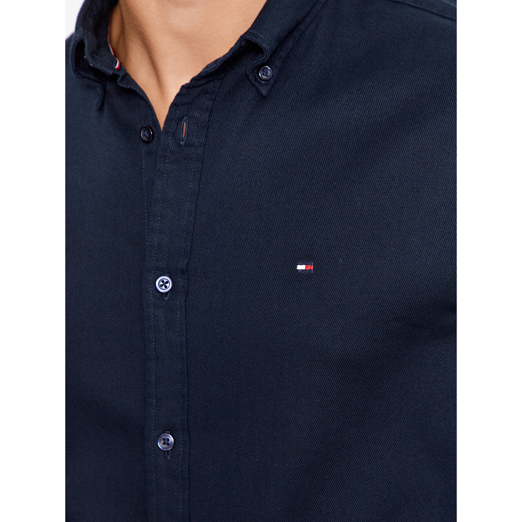 Tommy Hilfiger Cămașă MW0MW29970 Bleumarin Slim Fit - Pled.ro