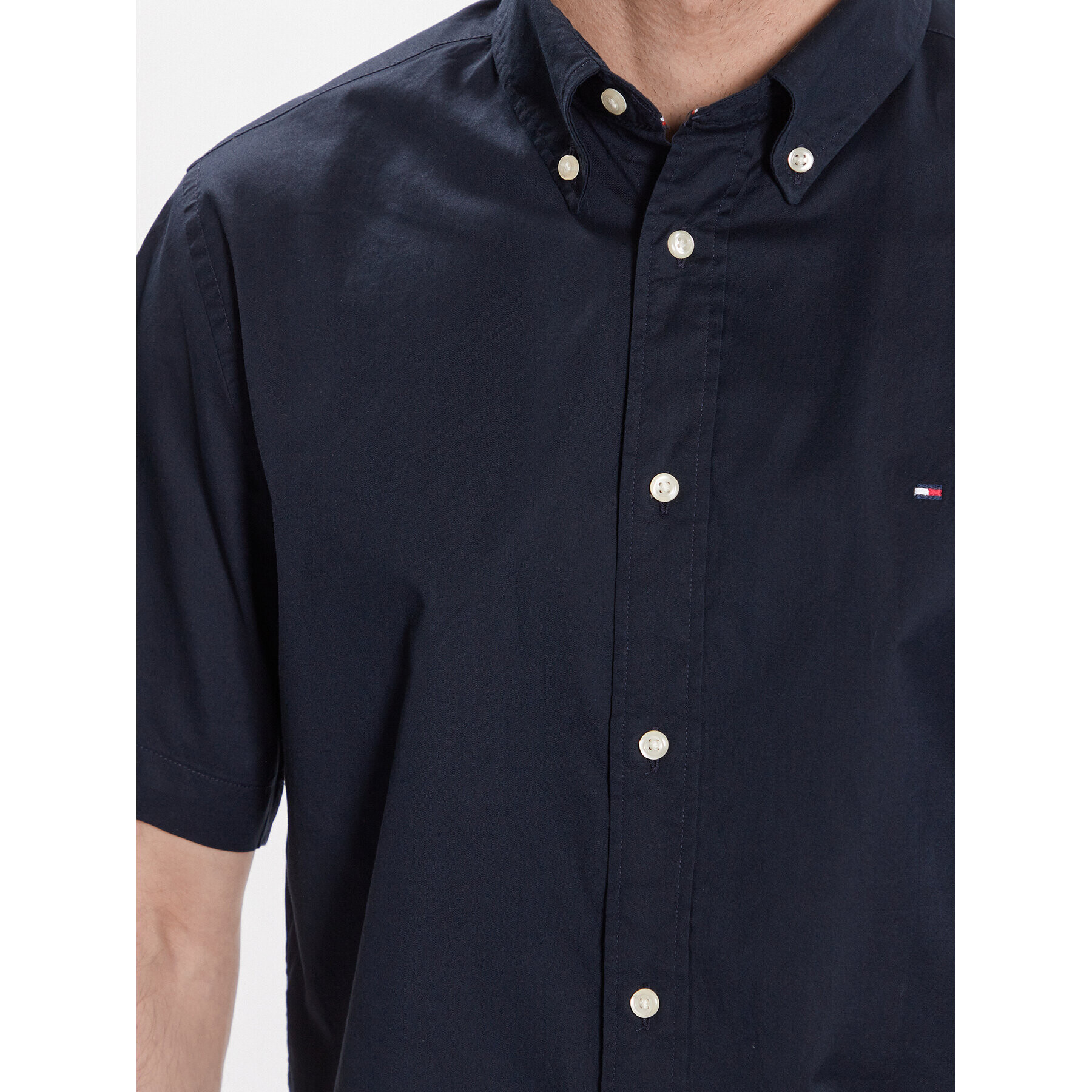 Tommy Hilfiger Cămașă MW0MW31382 Bleumarin Regular Fit - Pled.ro