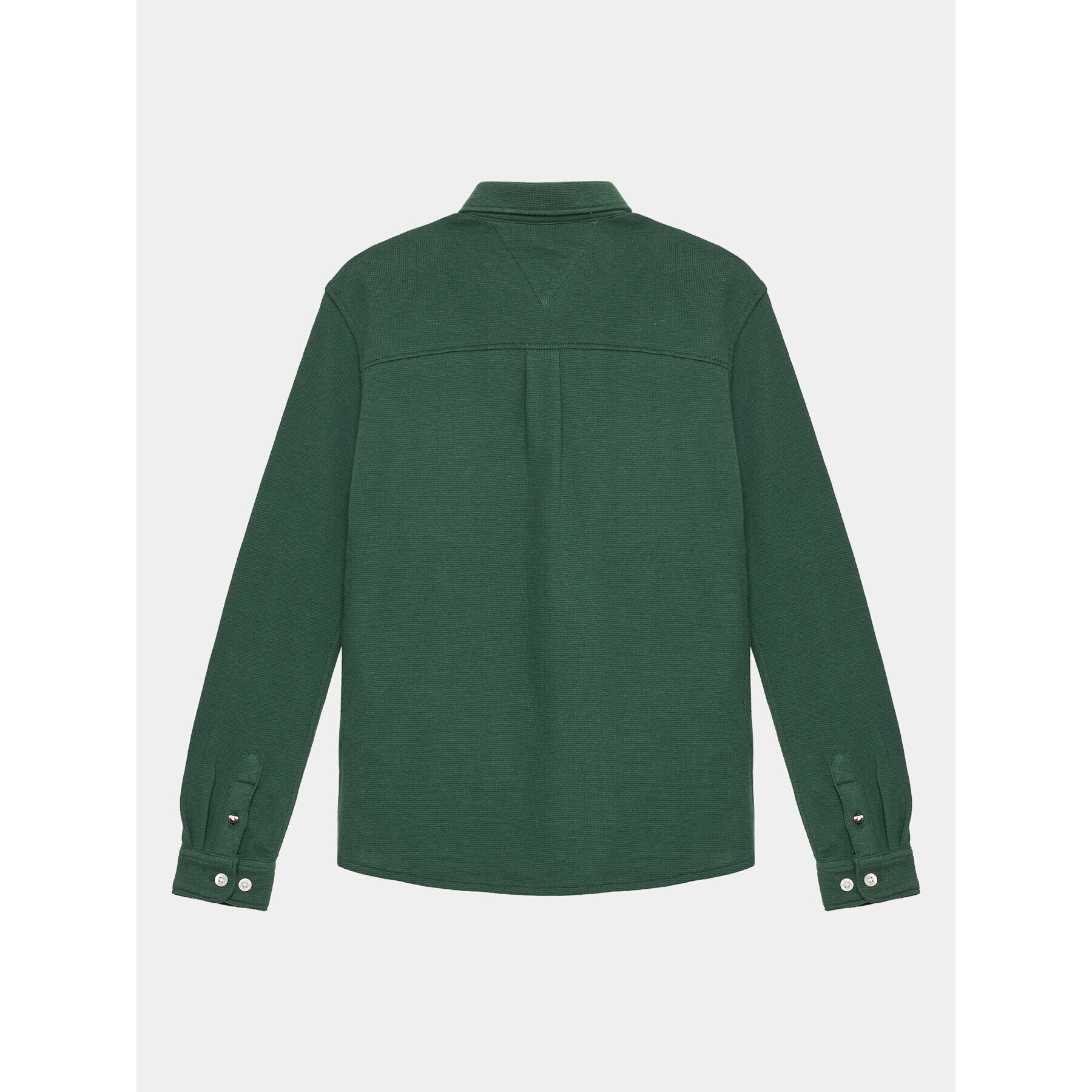 Tommy Hilfiger Cămașă Solid KB0KB08308 D Verde Regular Fit - Pled.ro