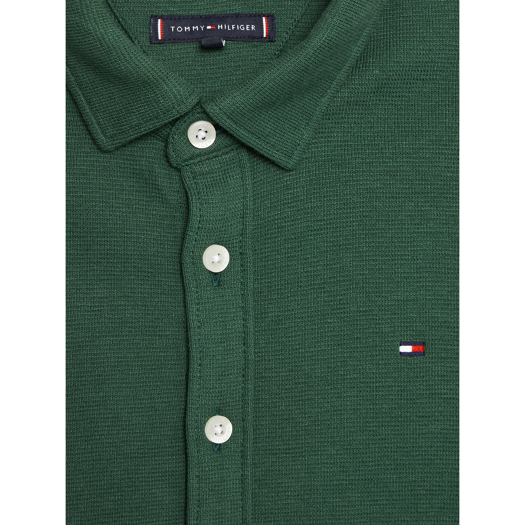 Tommy Hilfiger Cămașă Solid KB0KB08308 D Verde Regular Fit - Pled.ro