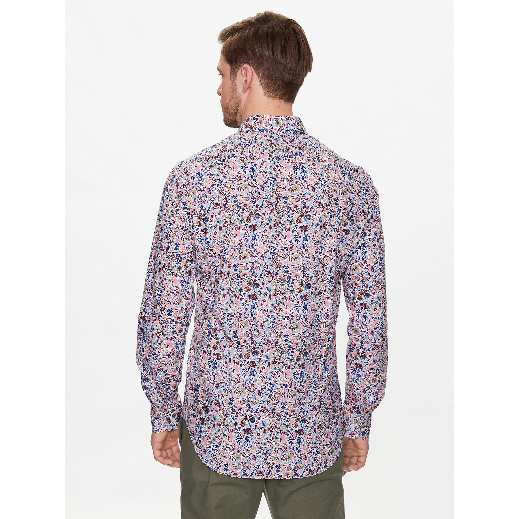 Tommy Hilfiger Cămașă Wild Flower Print MW0MW30606 Colorat Slim Fit - Pled.ro