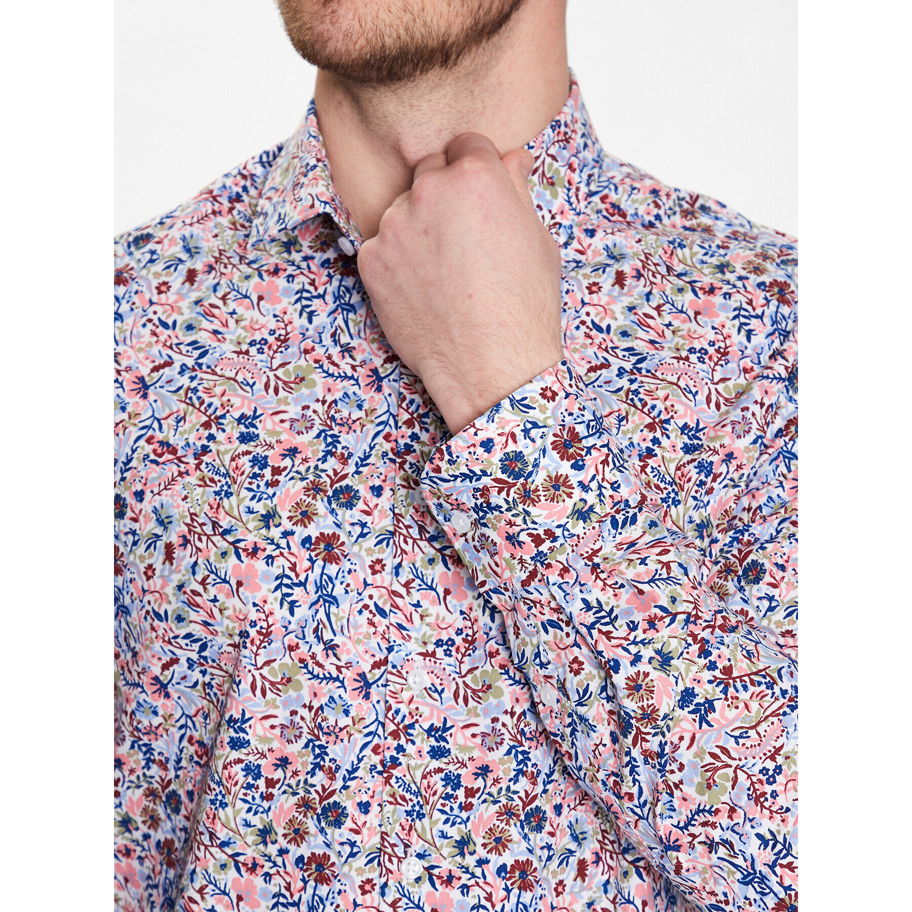 Tommy Hilfiger Cămașă Wild Flower Print MW0MW30606 Colorat Slim Fit - Pled.ro