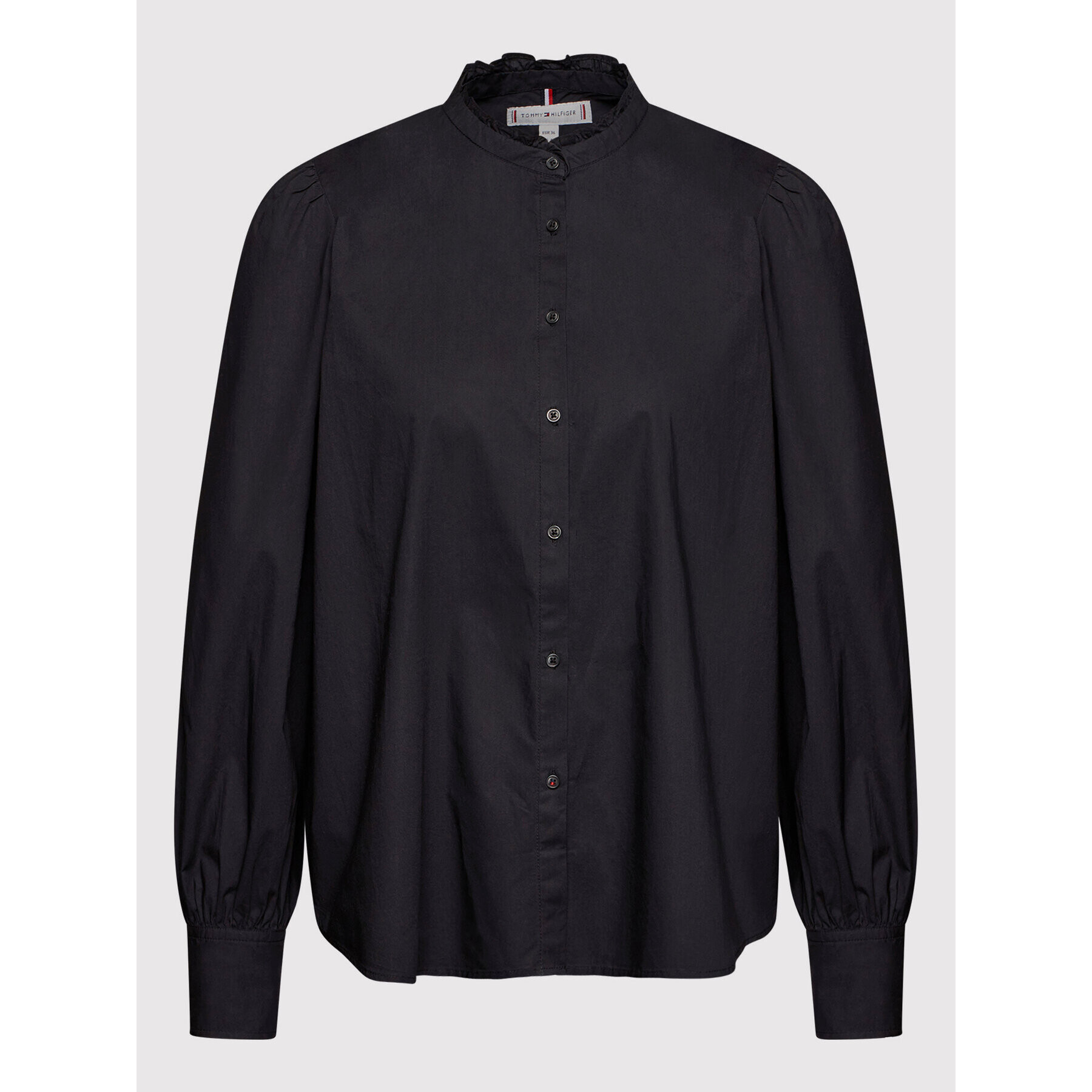 Tommy Hilfiger Cămașă WW0WW32994 Negru Loose Fit - Pled.ro